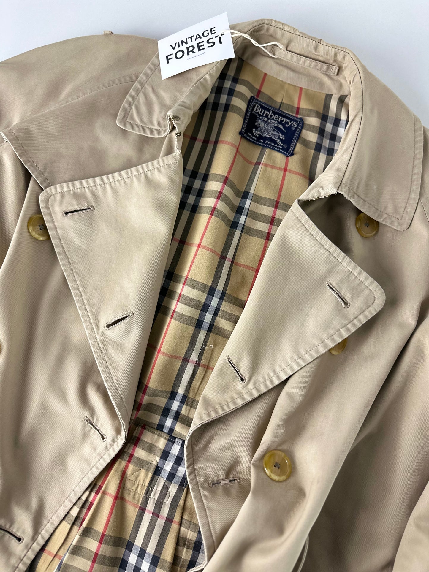 Vintage Burberry Trench Coat Size 50 L