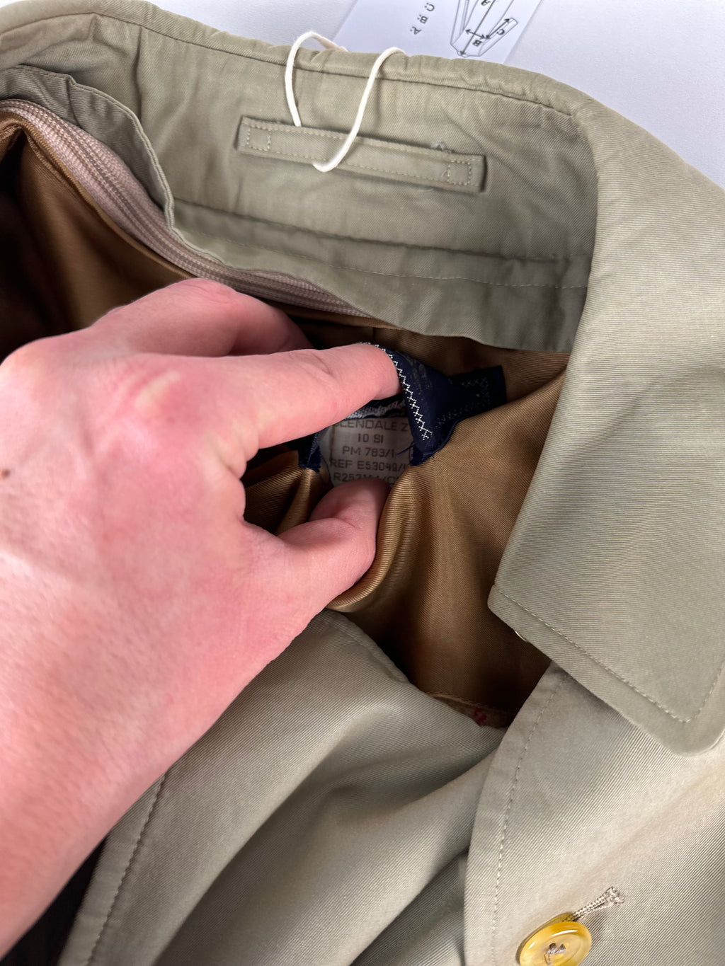 Burberrys Trenchcoat (10/S) including Inlet