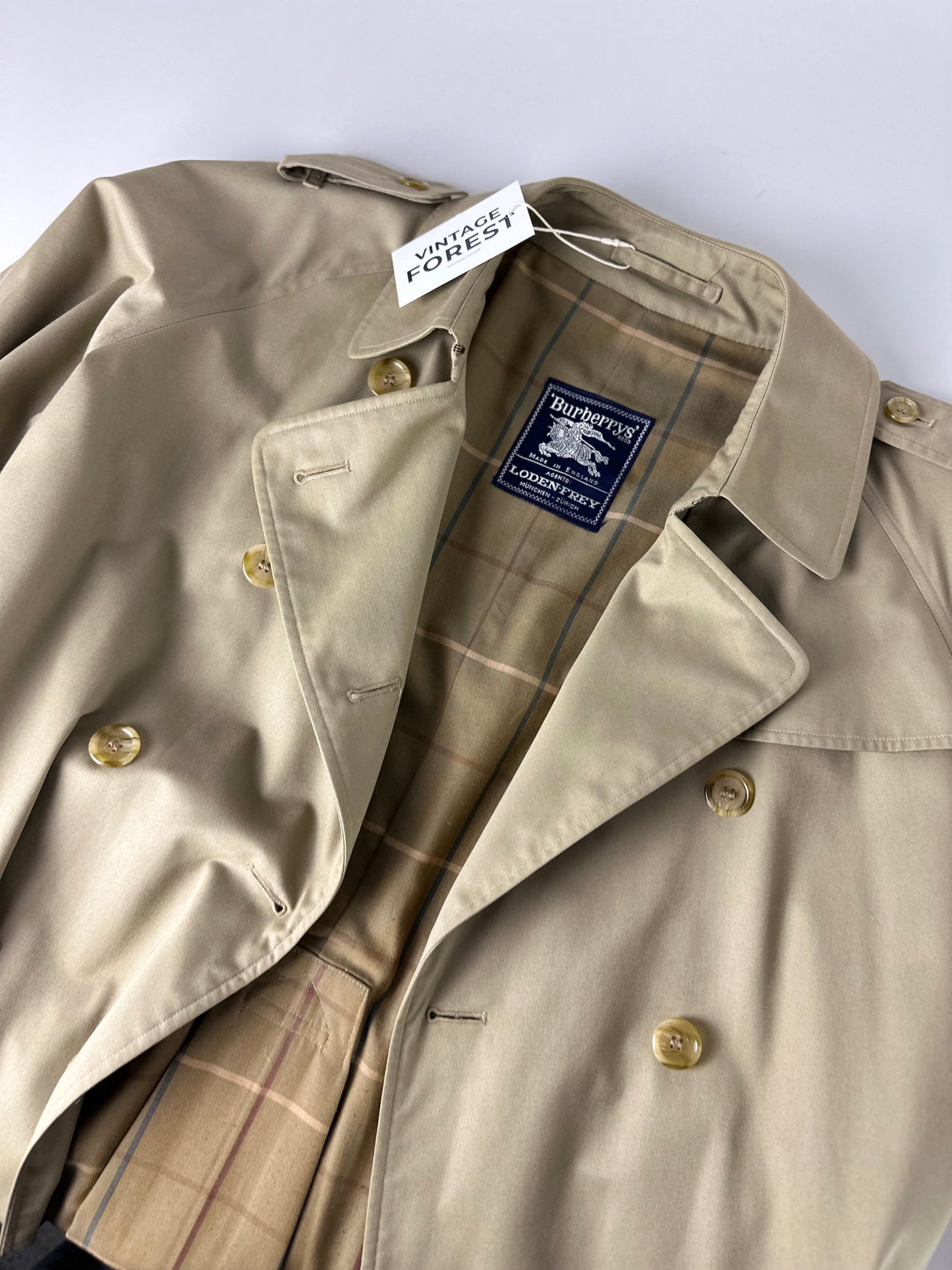 Vintage Burberry Trench Coat Size 18 XXL