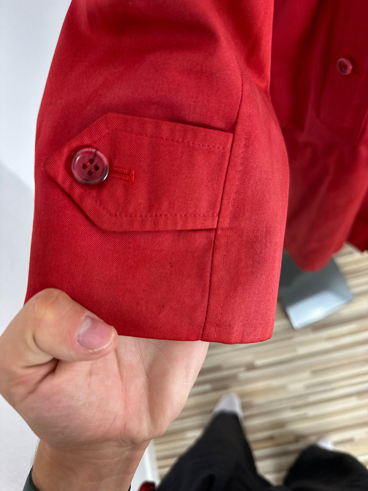 Vintage Burberry Trench Coat Red Size 14 L