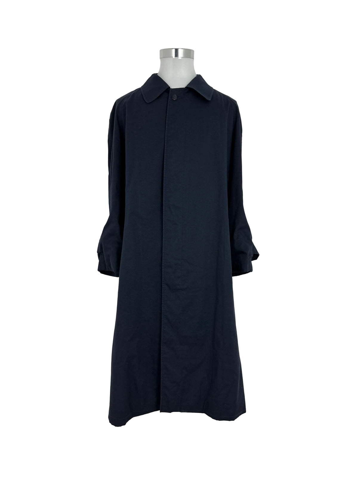 Vintage Burberry Car Coat Navy Size 56 XL