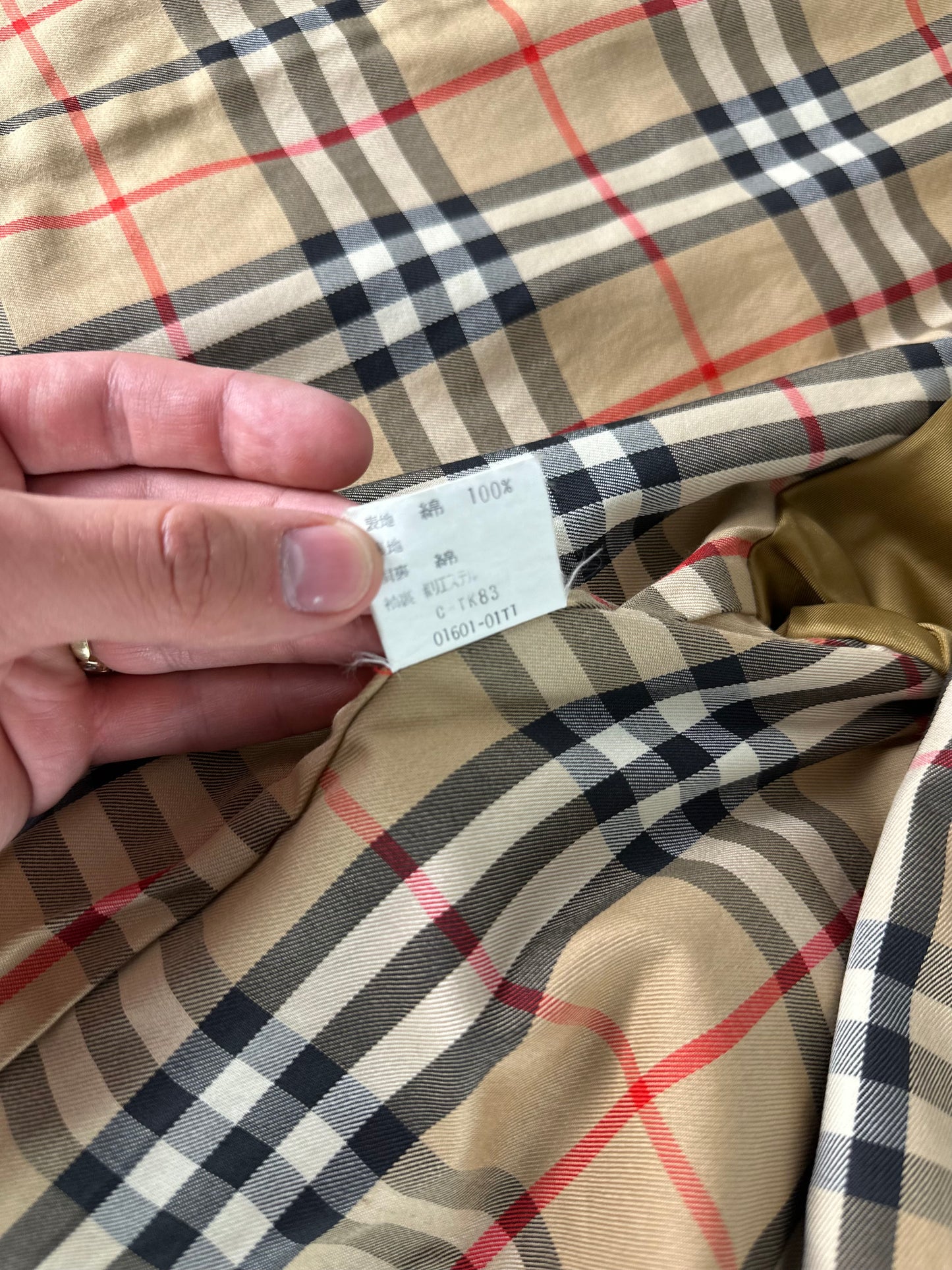 Vintage Burberry Trench Coat Size 8 XS