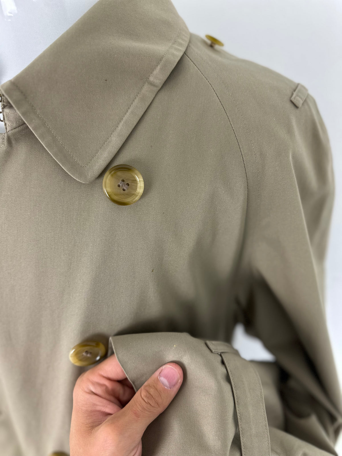 Vintage Burberry Trench Coat Beige Size 56 XL