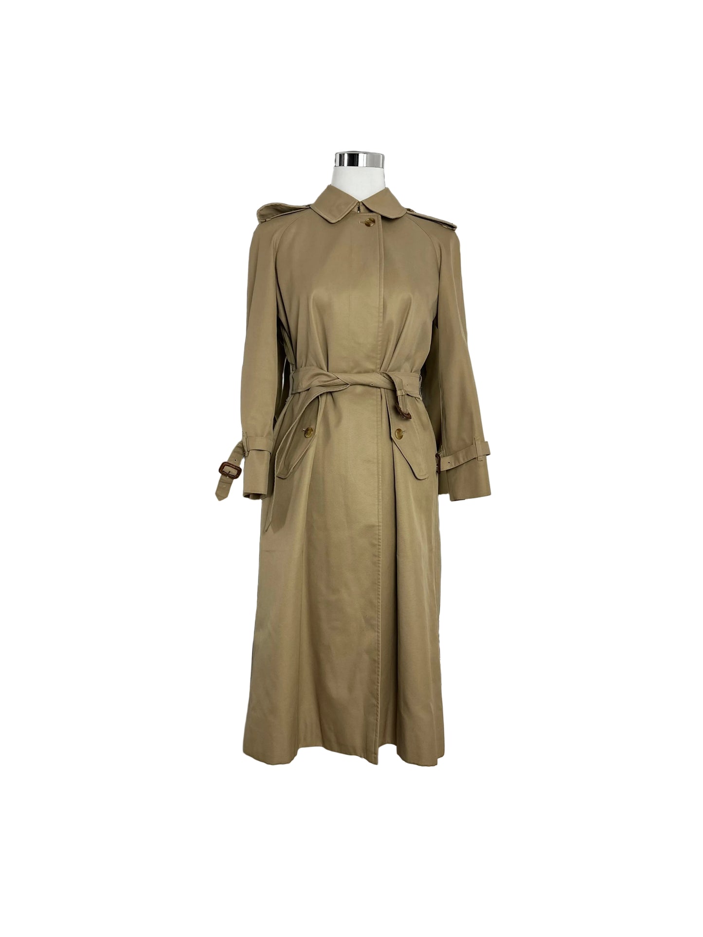Vintage Burberry Trench Coat Size 8 XS