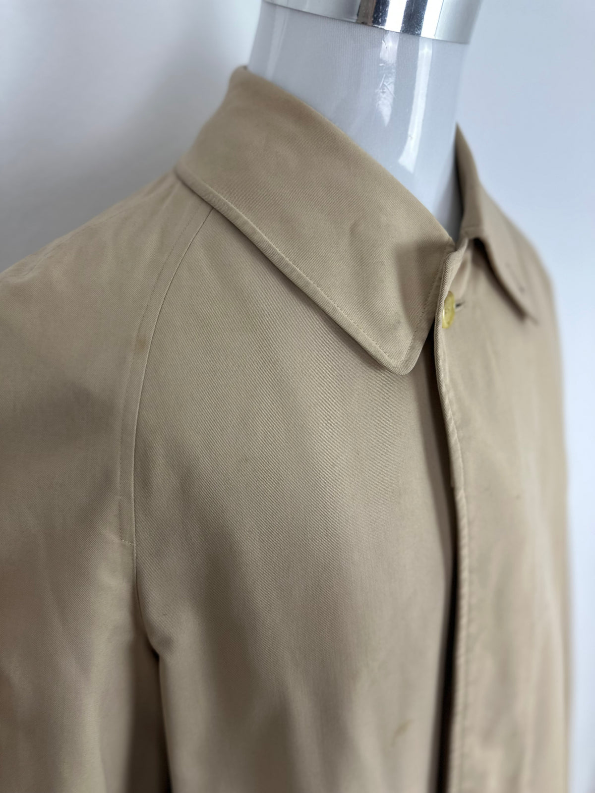 Vintage Burberry Car Coat Beige Size 48 M