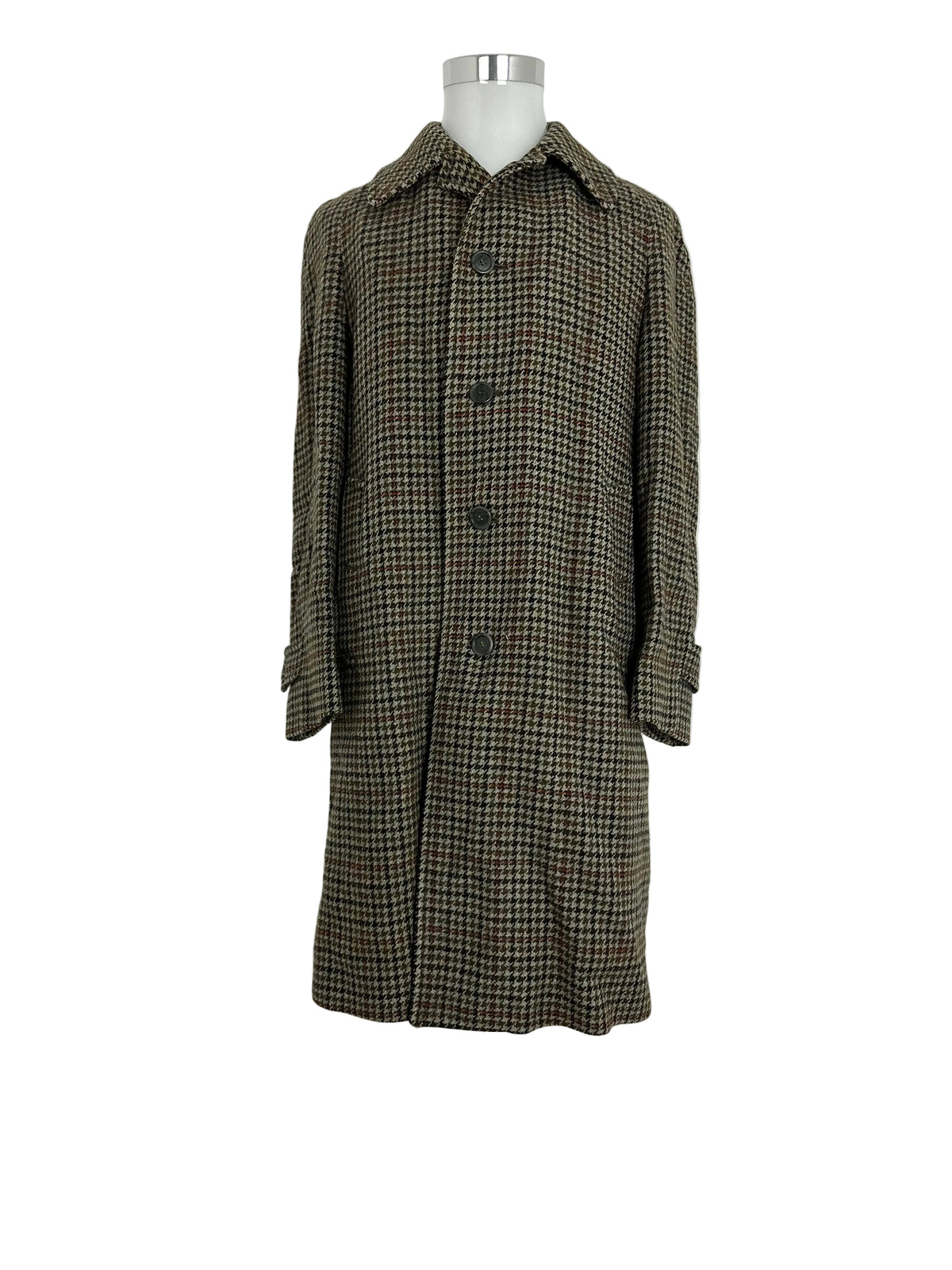 Vintage Burberry Wool Coat Brown Size 48 M