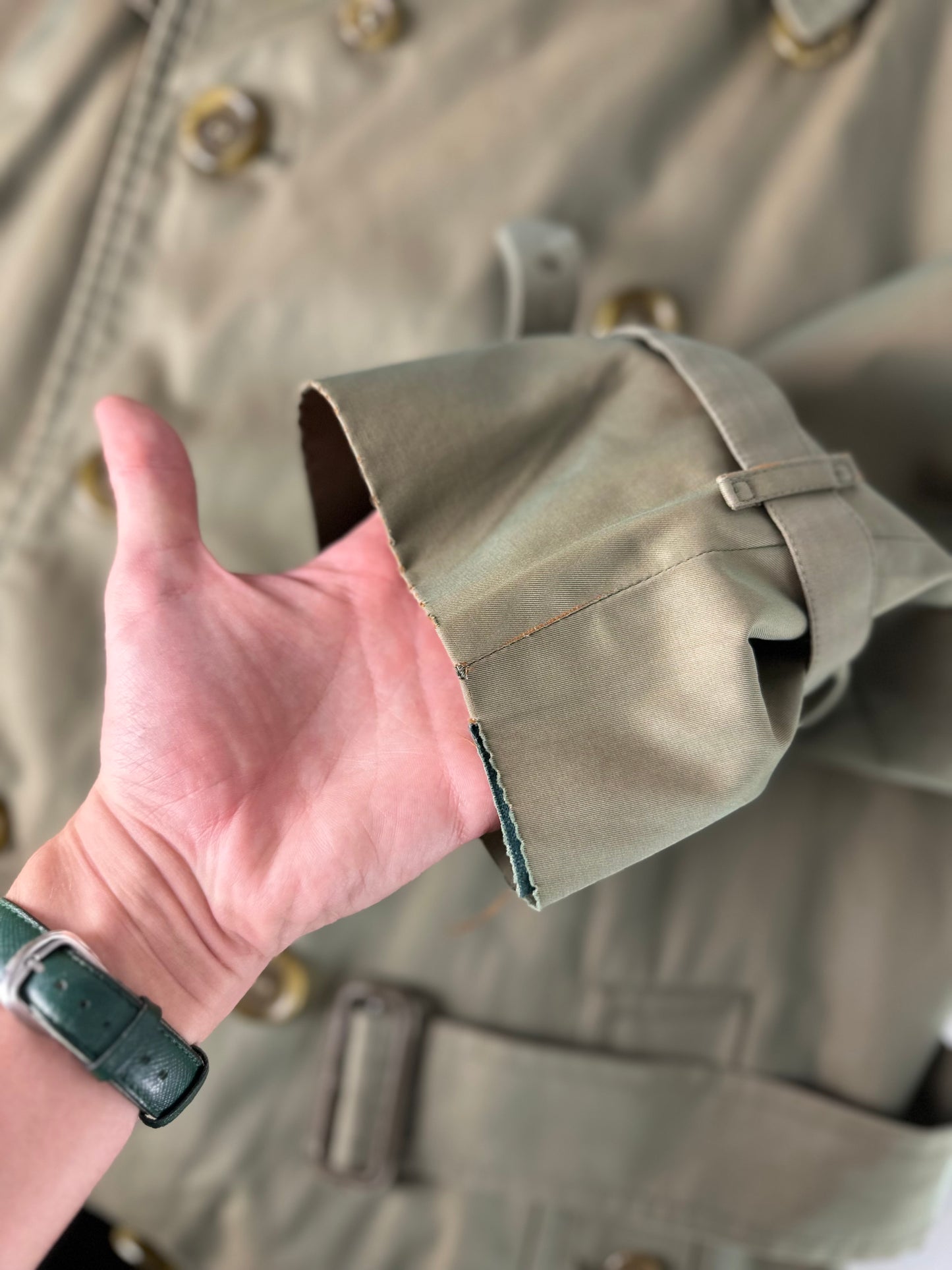 Vintage Burberry Trench Coat Size 50 L