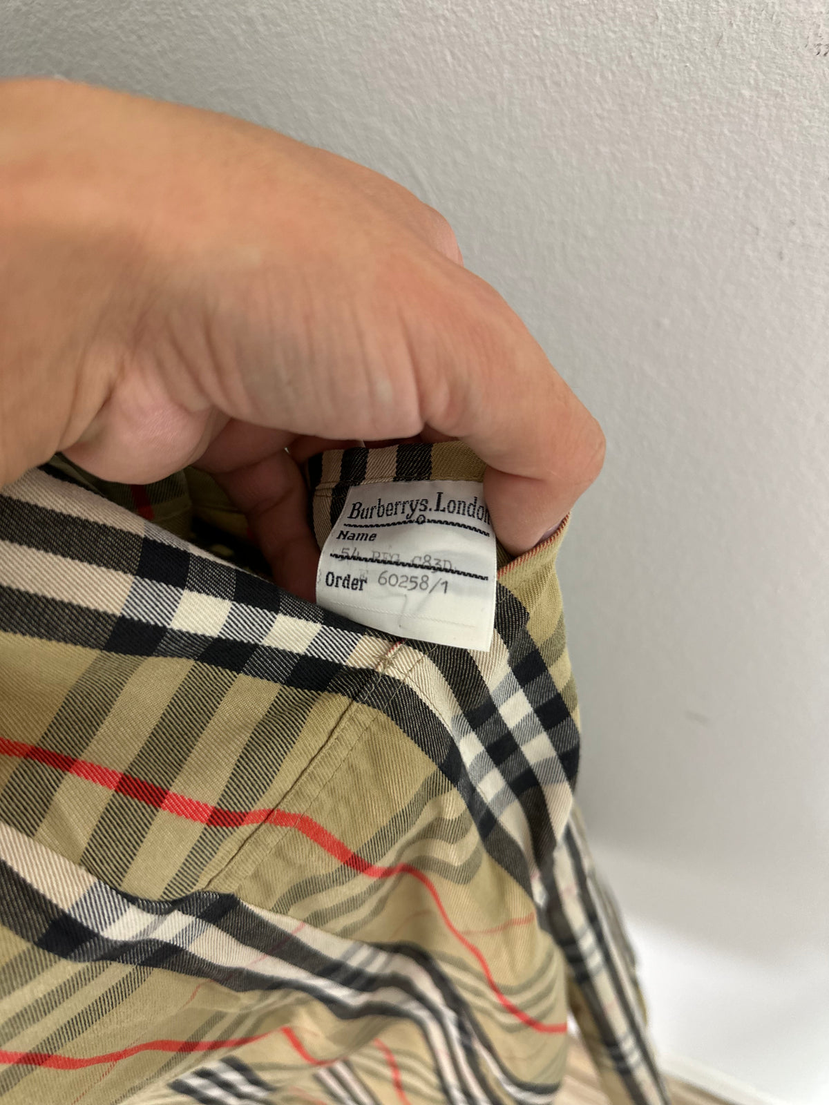 Vintage Burberry Car Coat Oliv Size 54 XL With Lining