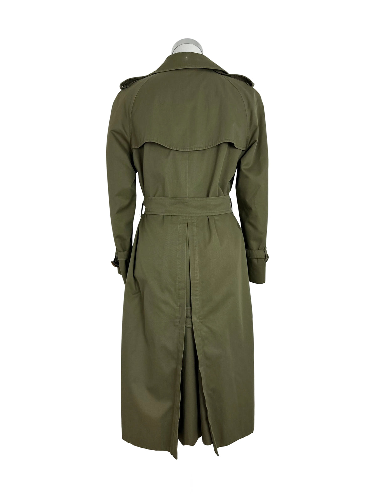 Vintage Burberry Trench Coat Khaki Size 10 S