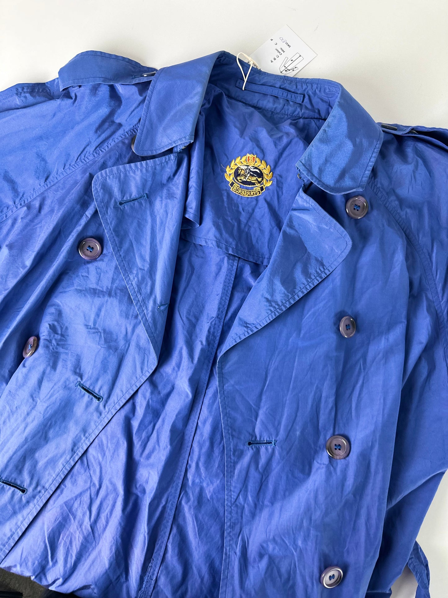 Vintage Burberry Trench Coat Size 12 M