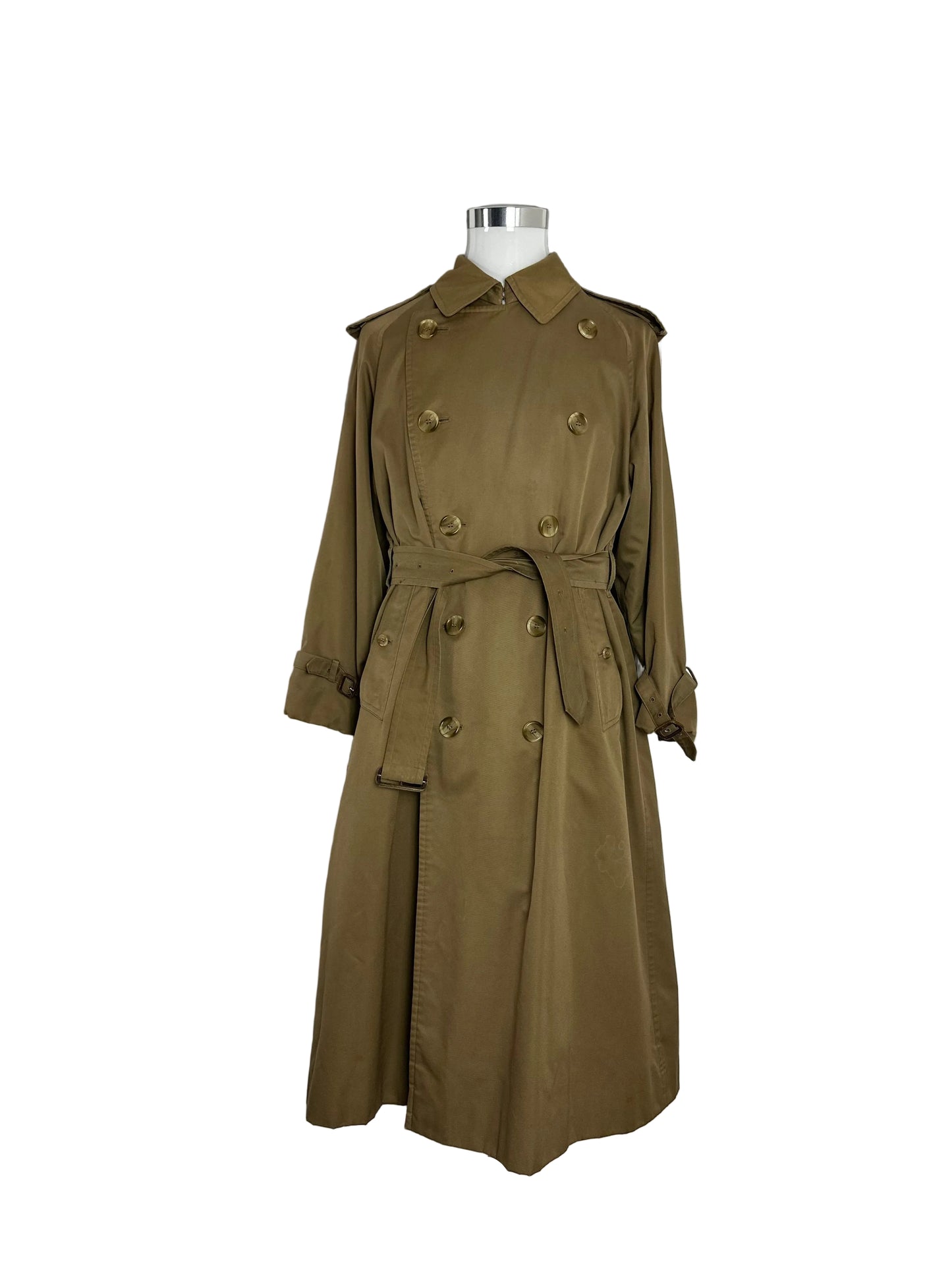 Vintage Burberry Trench Coat Size 48 M With Lining