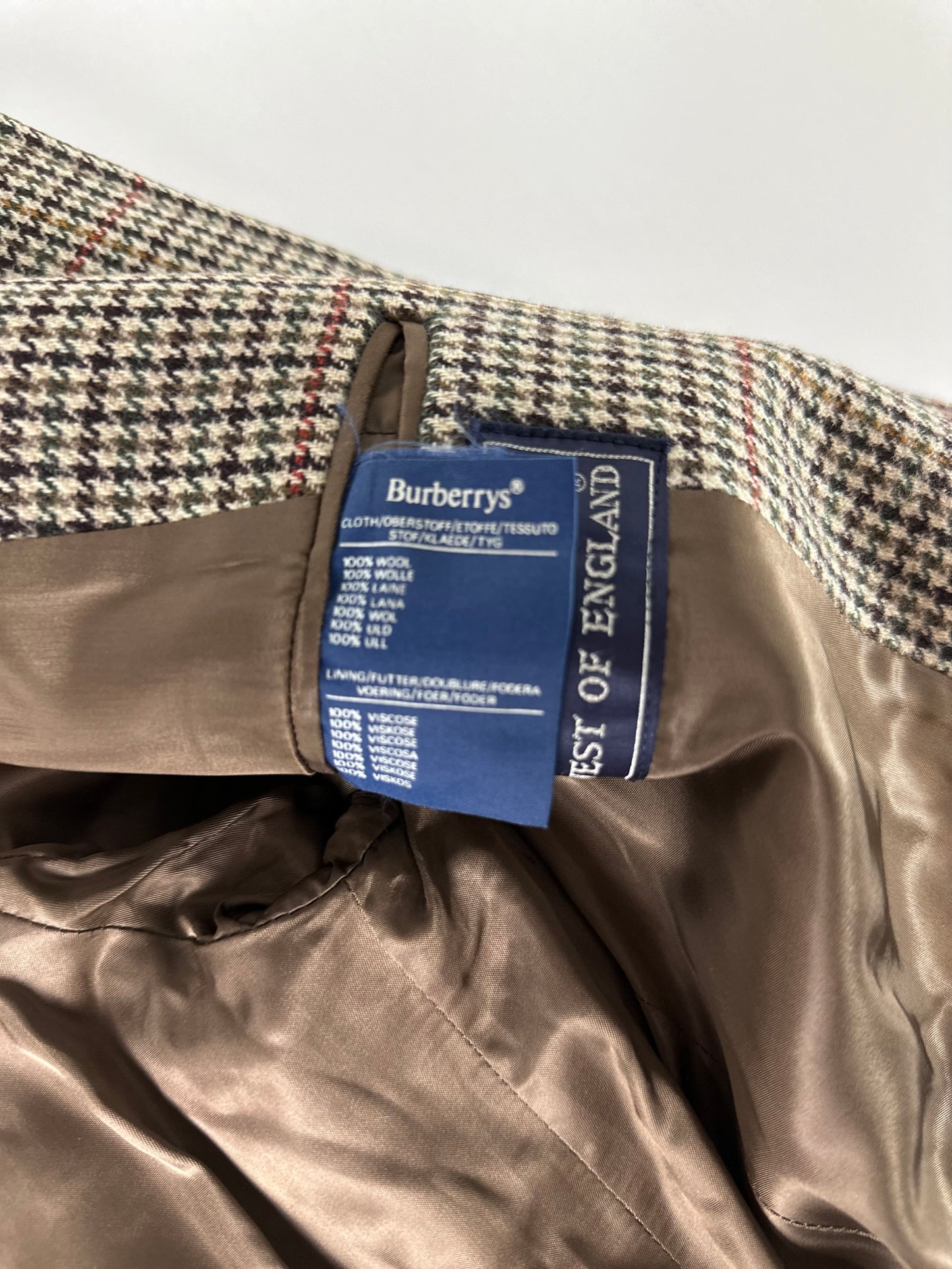 Vintage Burberry Wool Coat Size 46 S