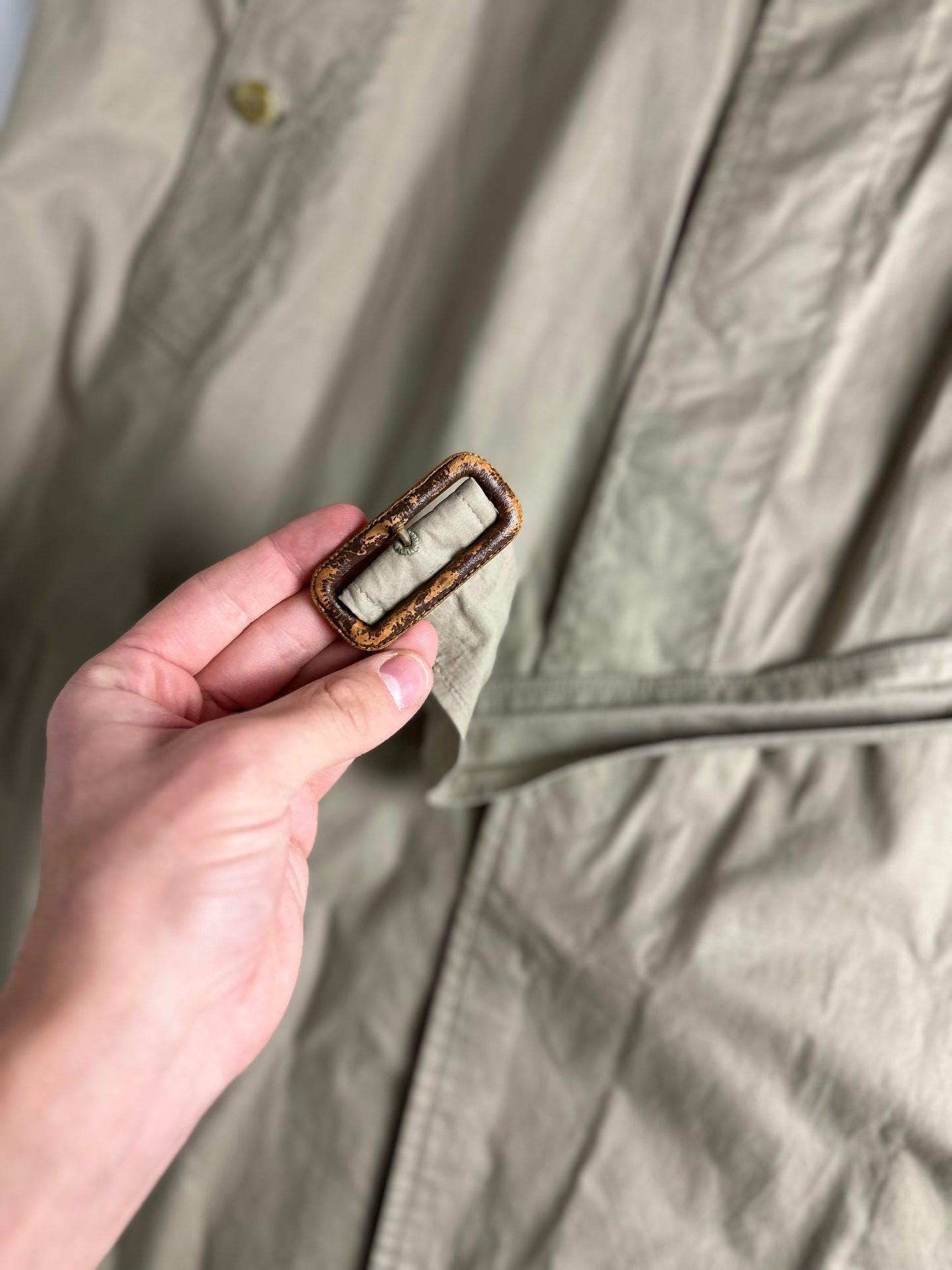Vintage Burberry Car Coat Beige Size 56 XL