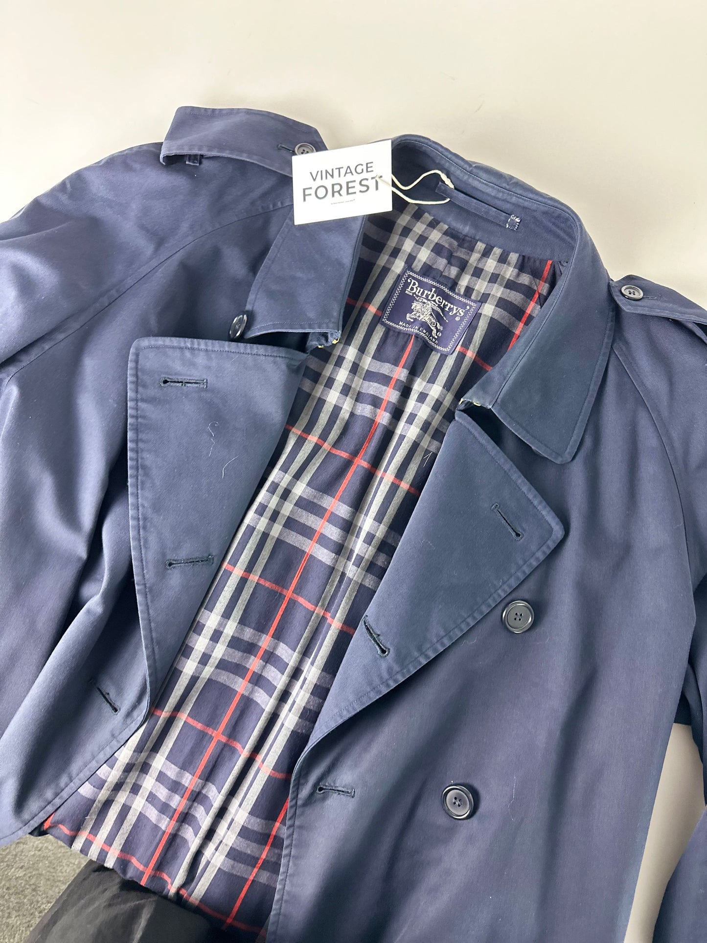 Vintage Burberry Trench Coat Size 58 XXL