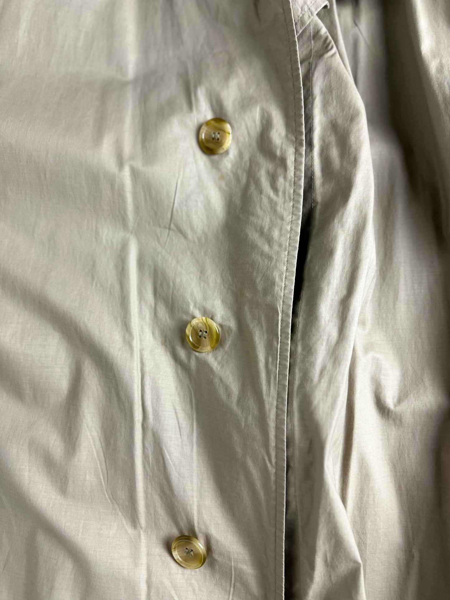 Vintage Burberry Car Coat Beige Size 56 XL