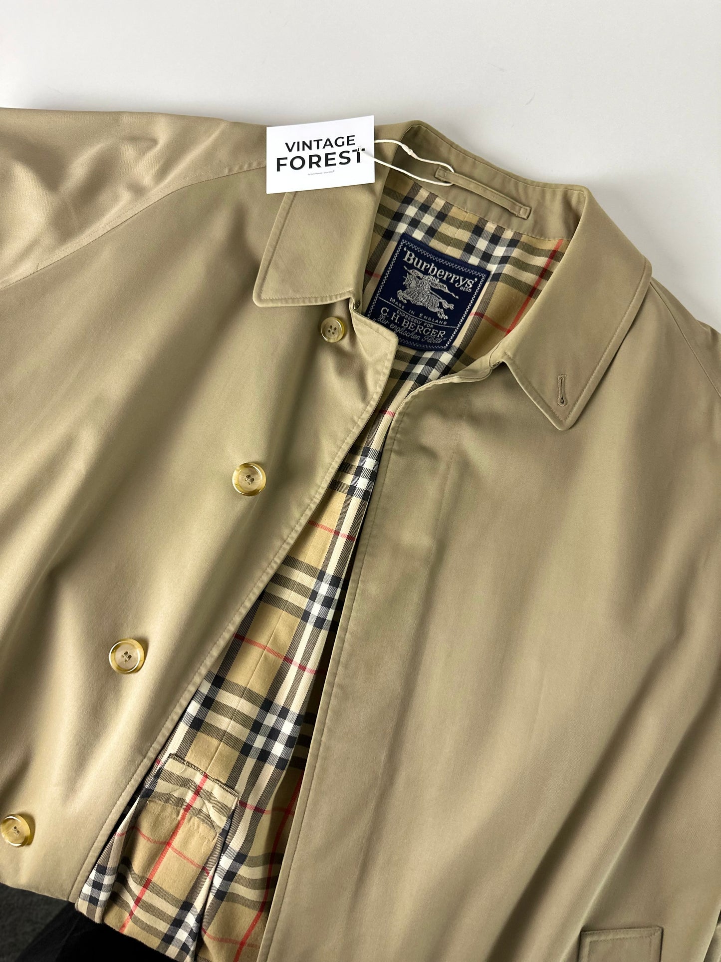 Vintage Burberry Trench Coat Size 60 XXXL