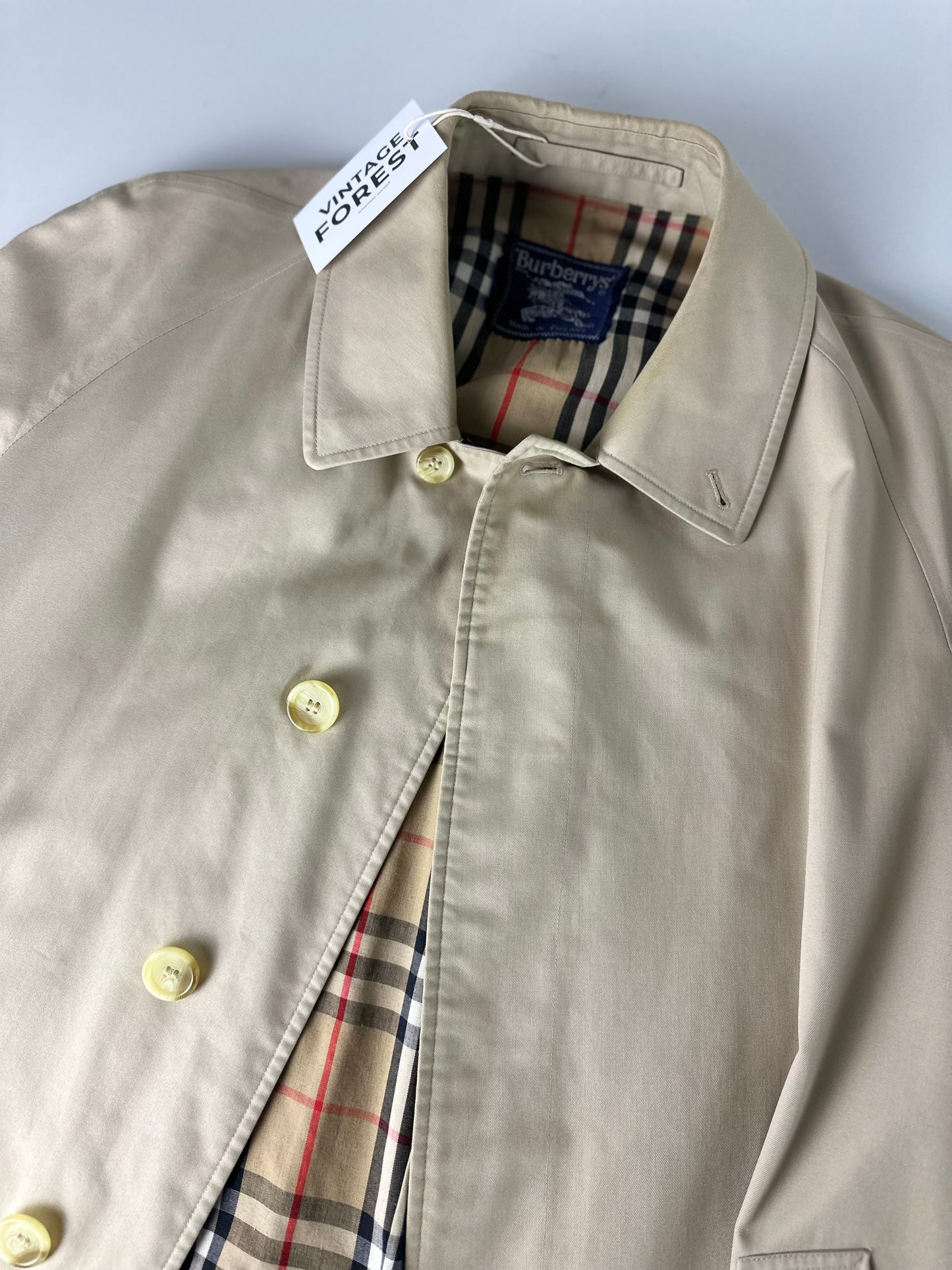 Vintage Burberry Car Coat Size 50 L