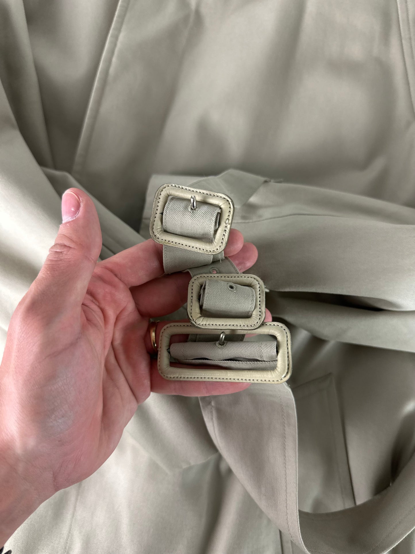 Vintage Burberry Trench Coat Size 50 L With Lining