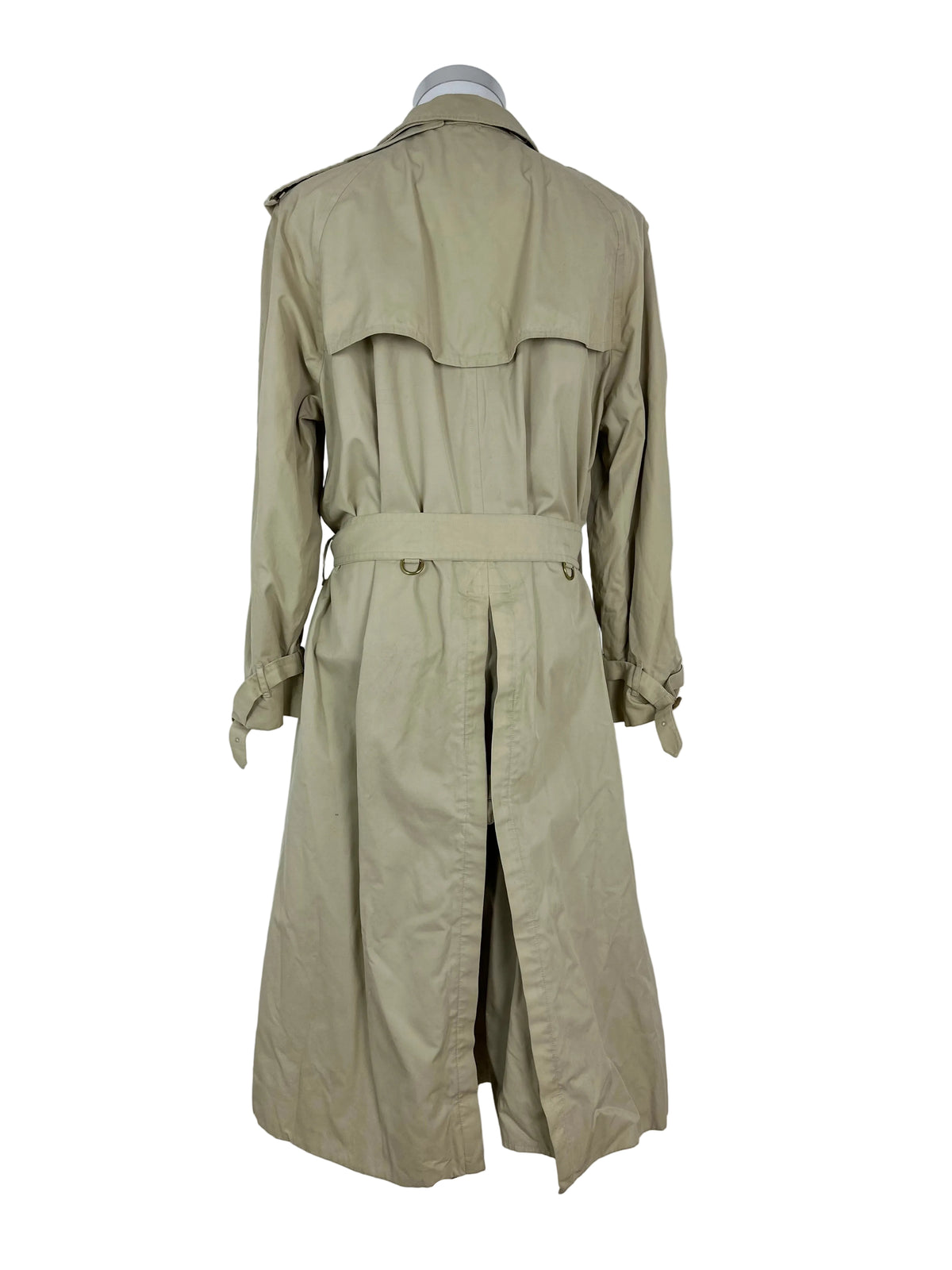 Vintage Burberry Trench Coat Creme Size 56 XL