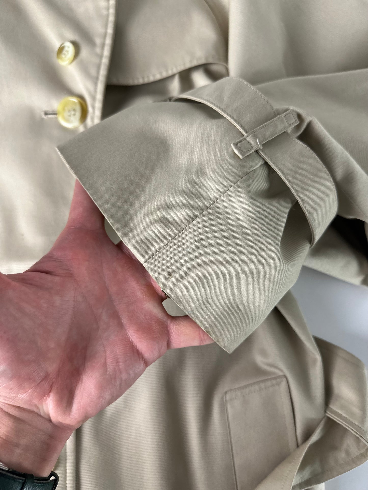 Vintage Burberry Trench Coat Size 16 XL