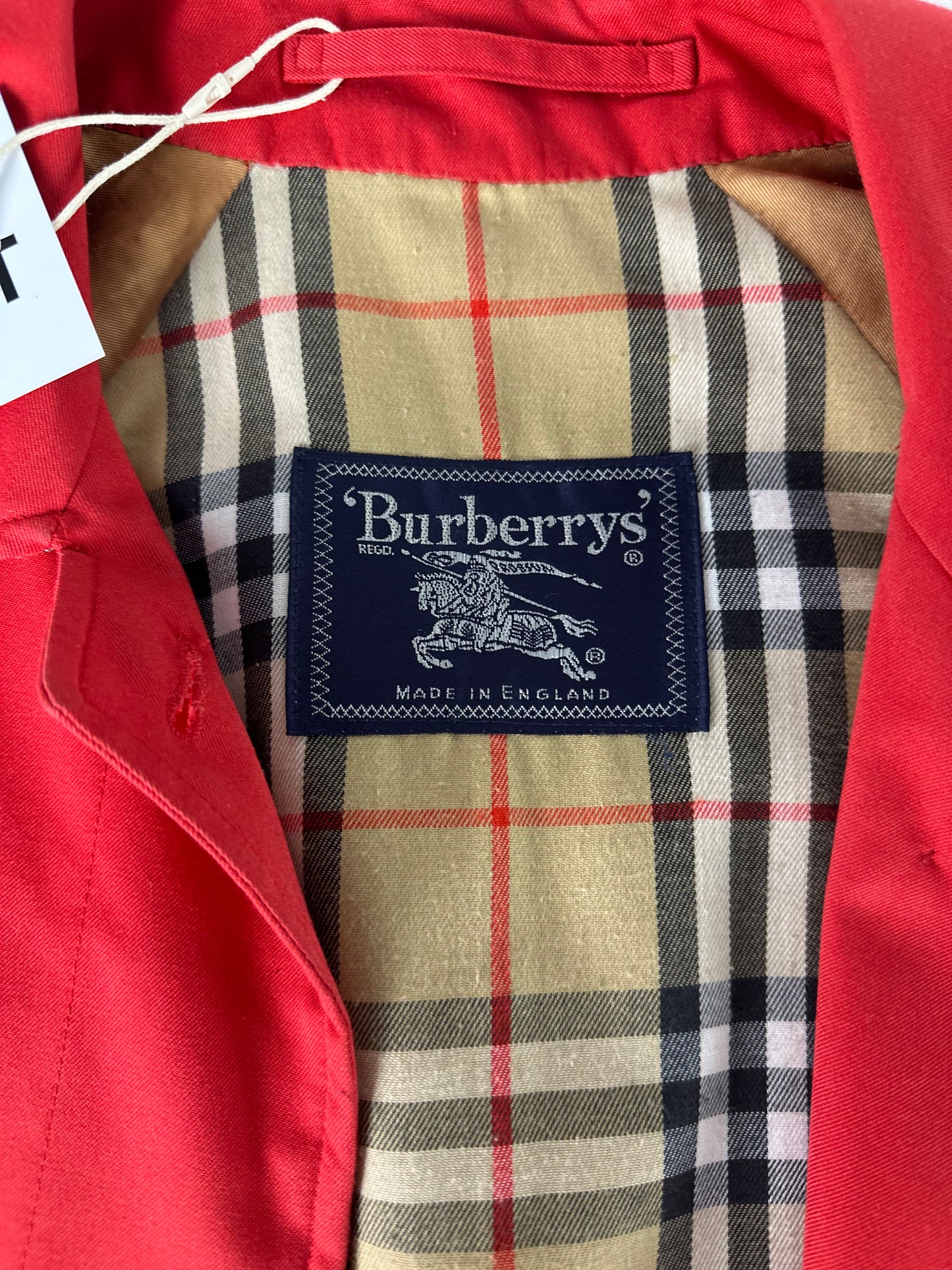 Vintage Burberry Car Coat Size 16 XL