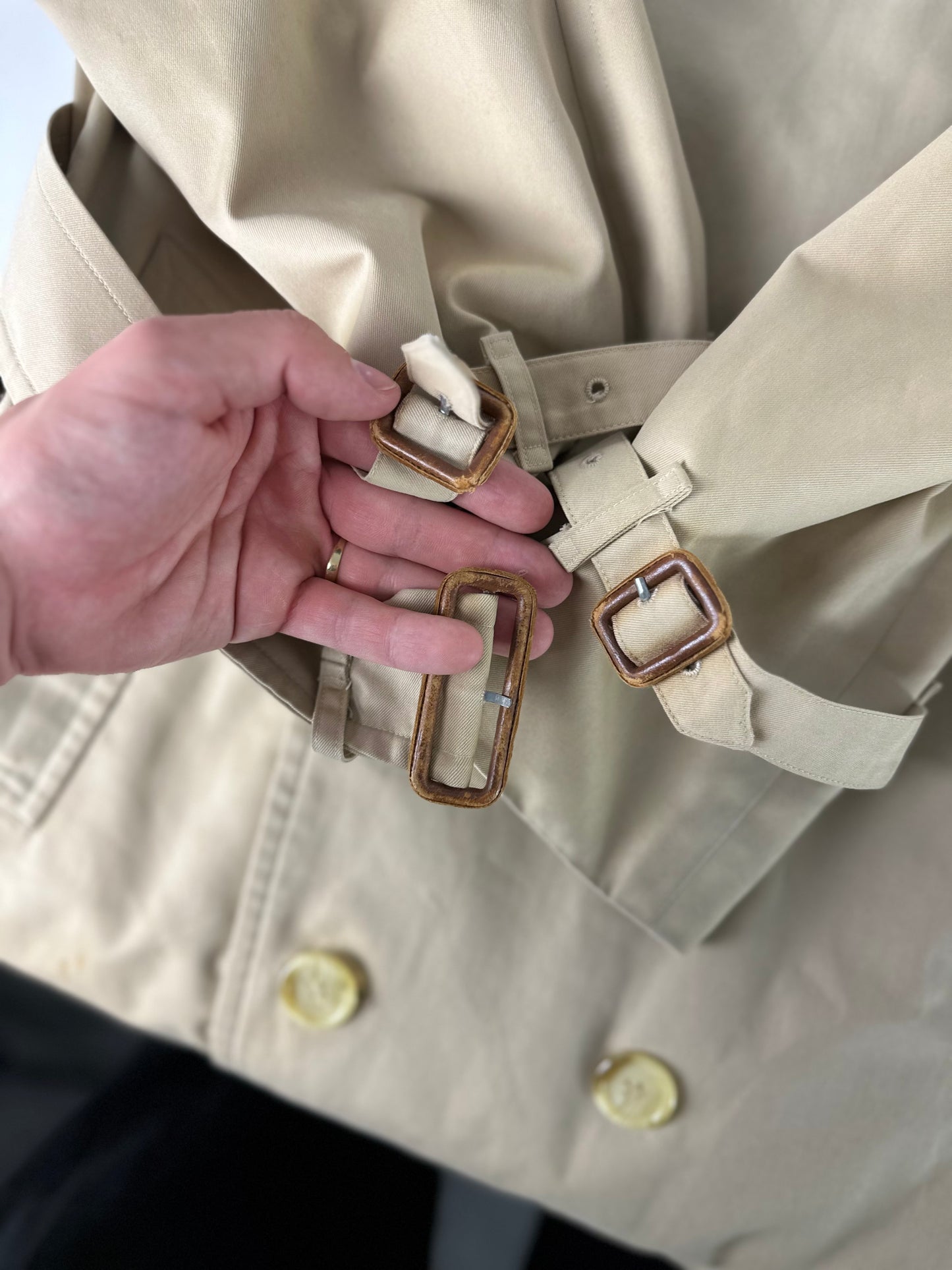 Vintage Burberry Trench Coat Size 44 XS