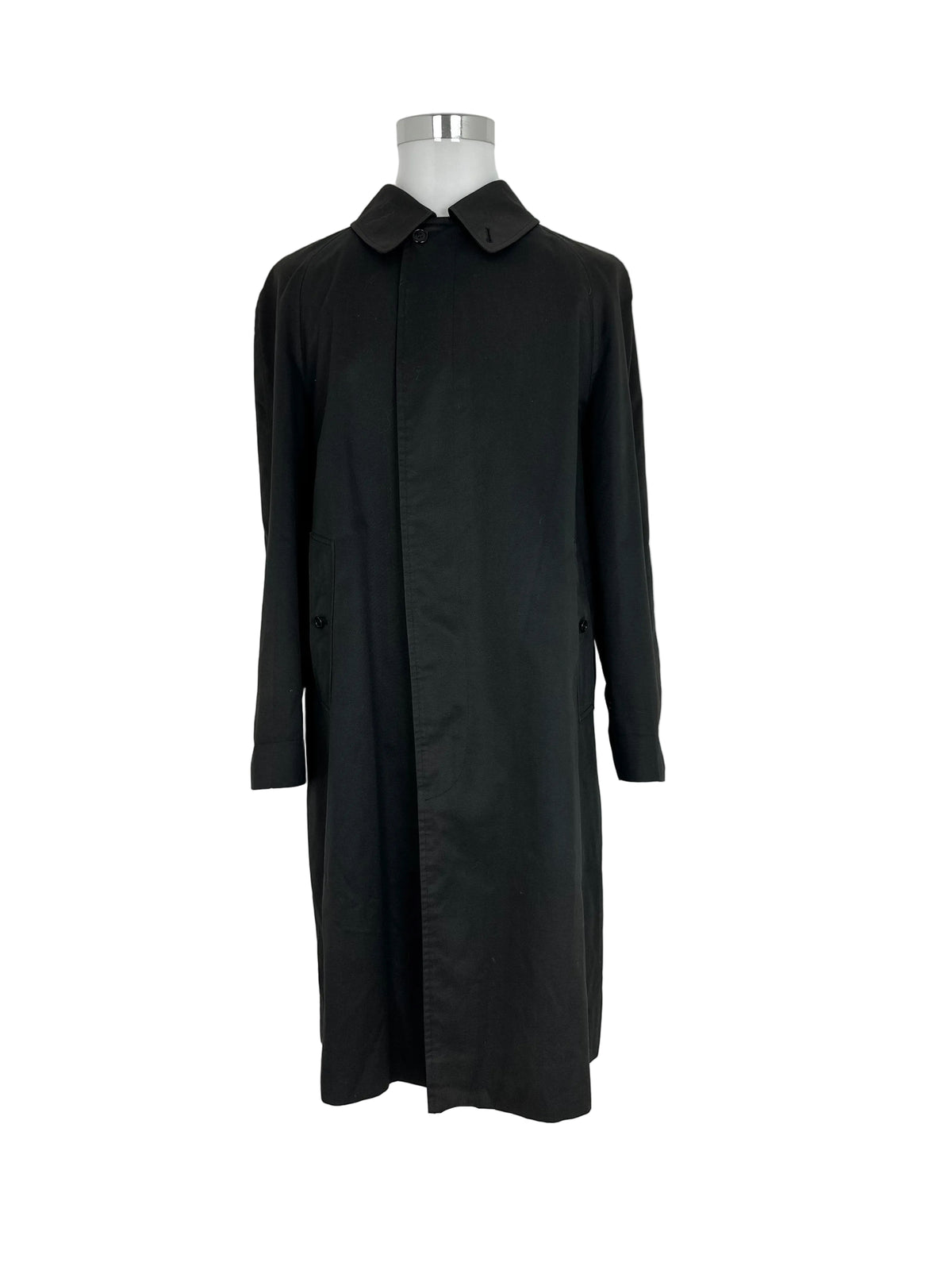 Vintage Burberry Car Coat Black Size 50 L