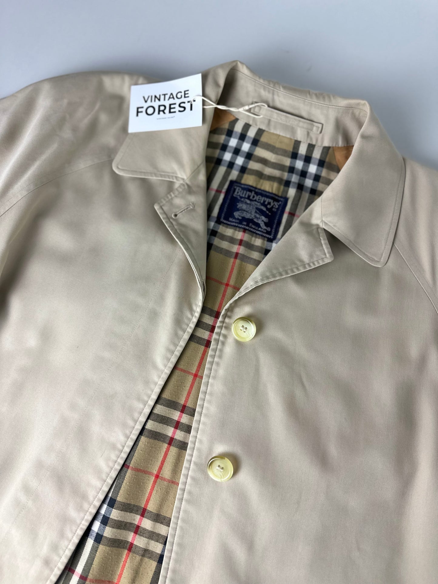 Vintage Burberry Car Coat Size 16 XL