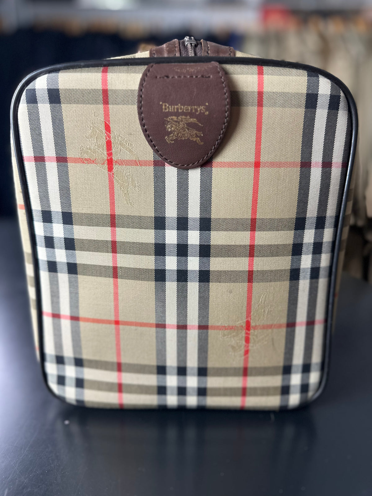 Vintage Burberry Nova Check Duffle Bag