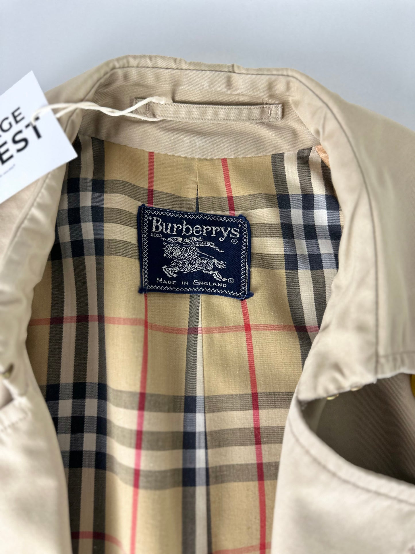 Vintage Burberry Trench Coat Size 50 L
