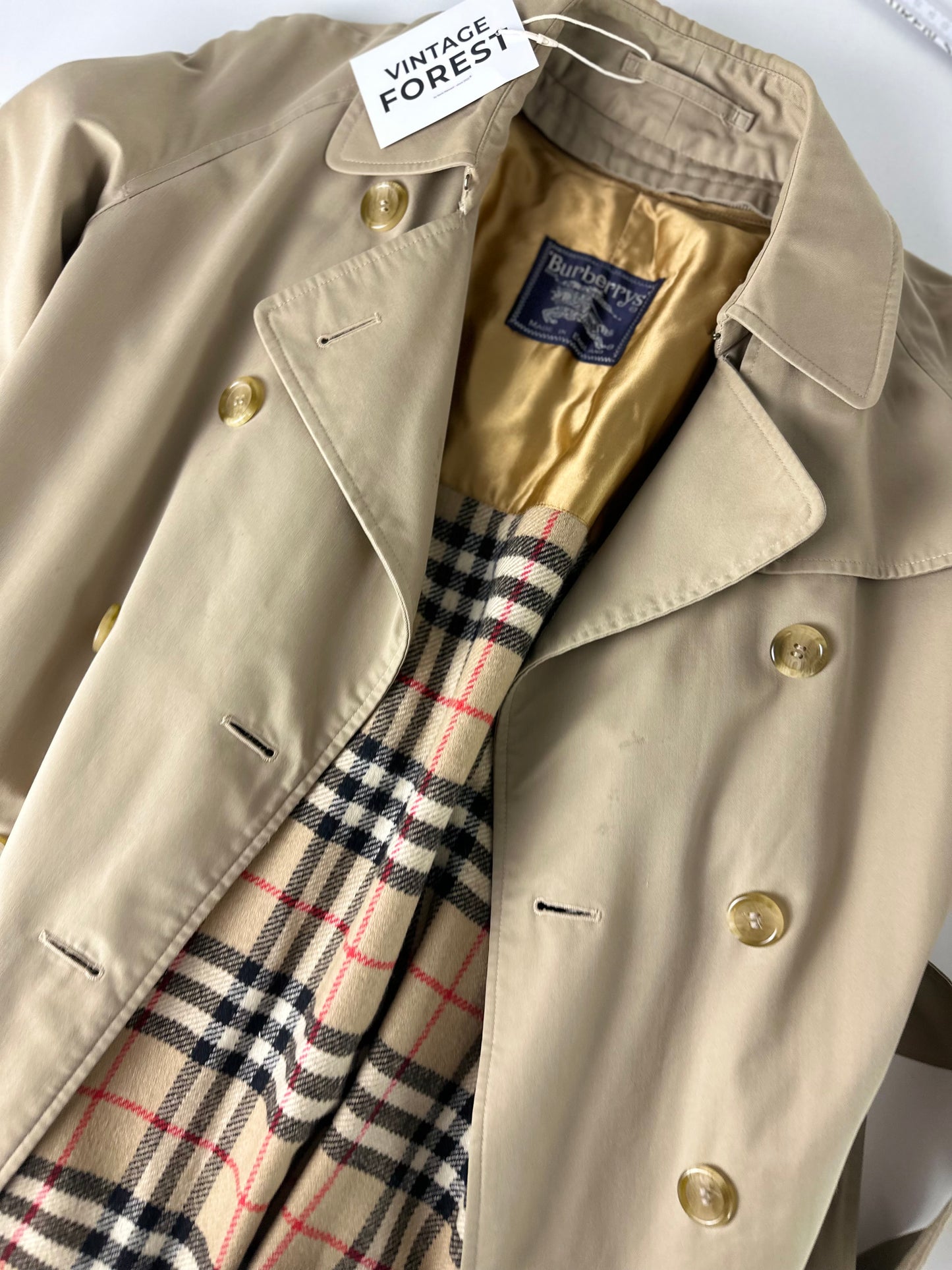 Vintage Burberrys Trench Coat Size 6 XXS With Lining