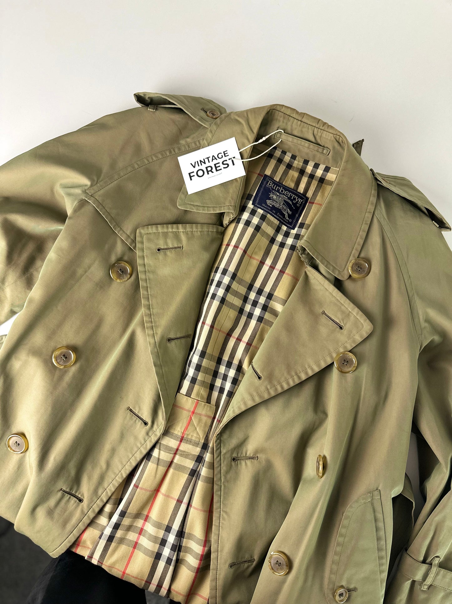 Vintage Burberry Trench Coat Size 46 S