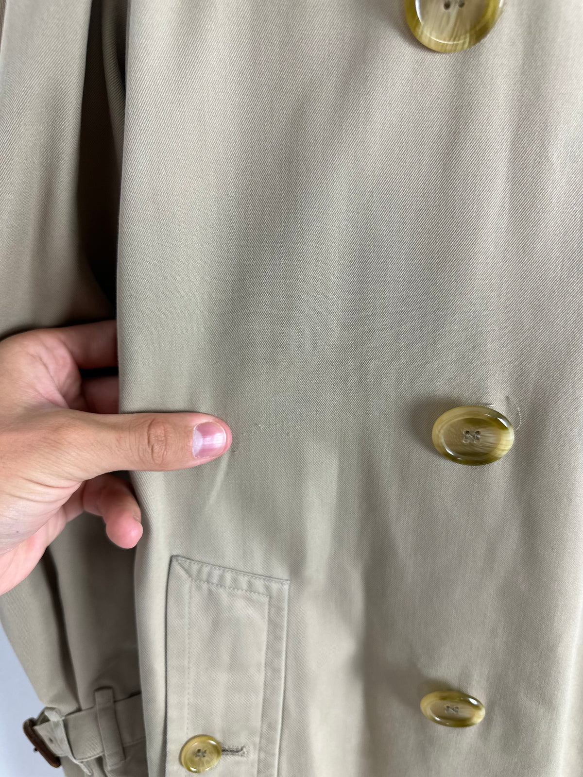 Vintage Burberry Trench Coat Beige Size 48 M