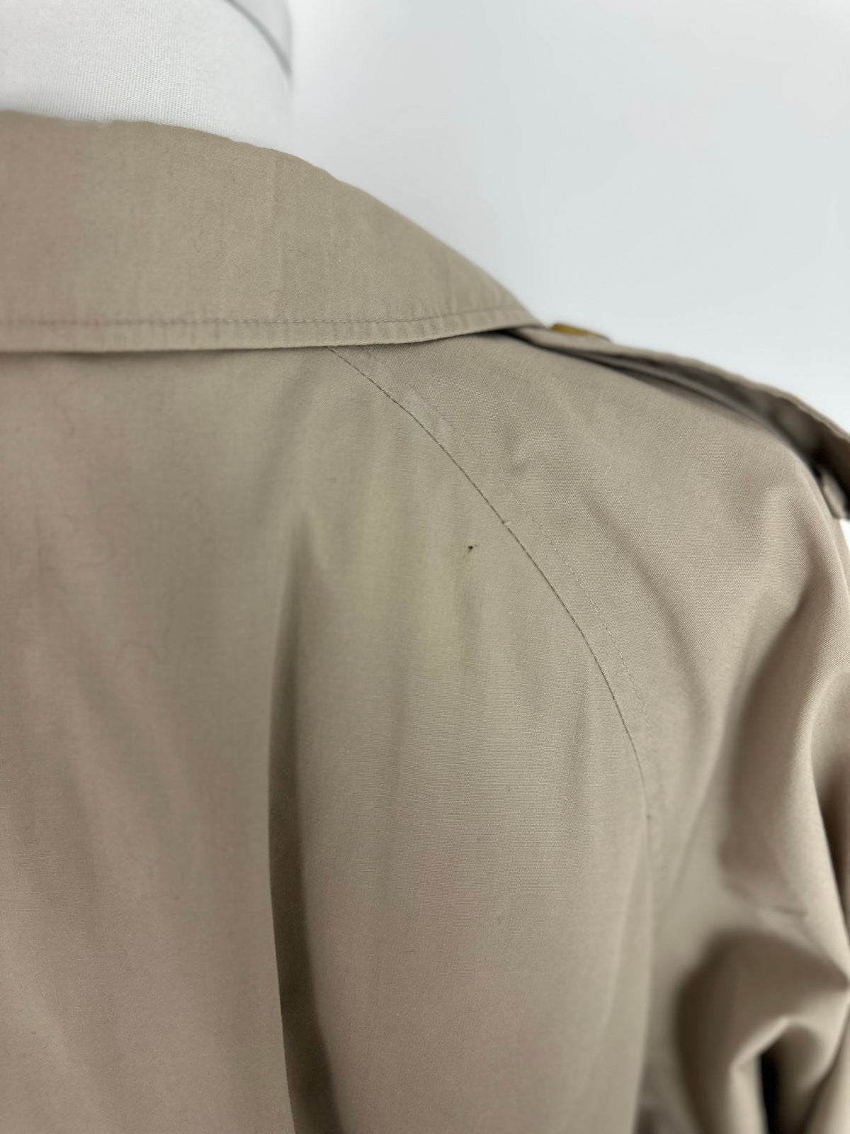 Vintage Burberry Trench Coat Beige Size 16 XL
