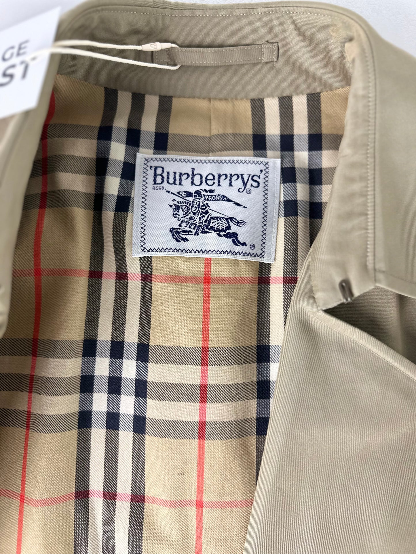 Vintage Burberry Trench Coat Size 12 M