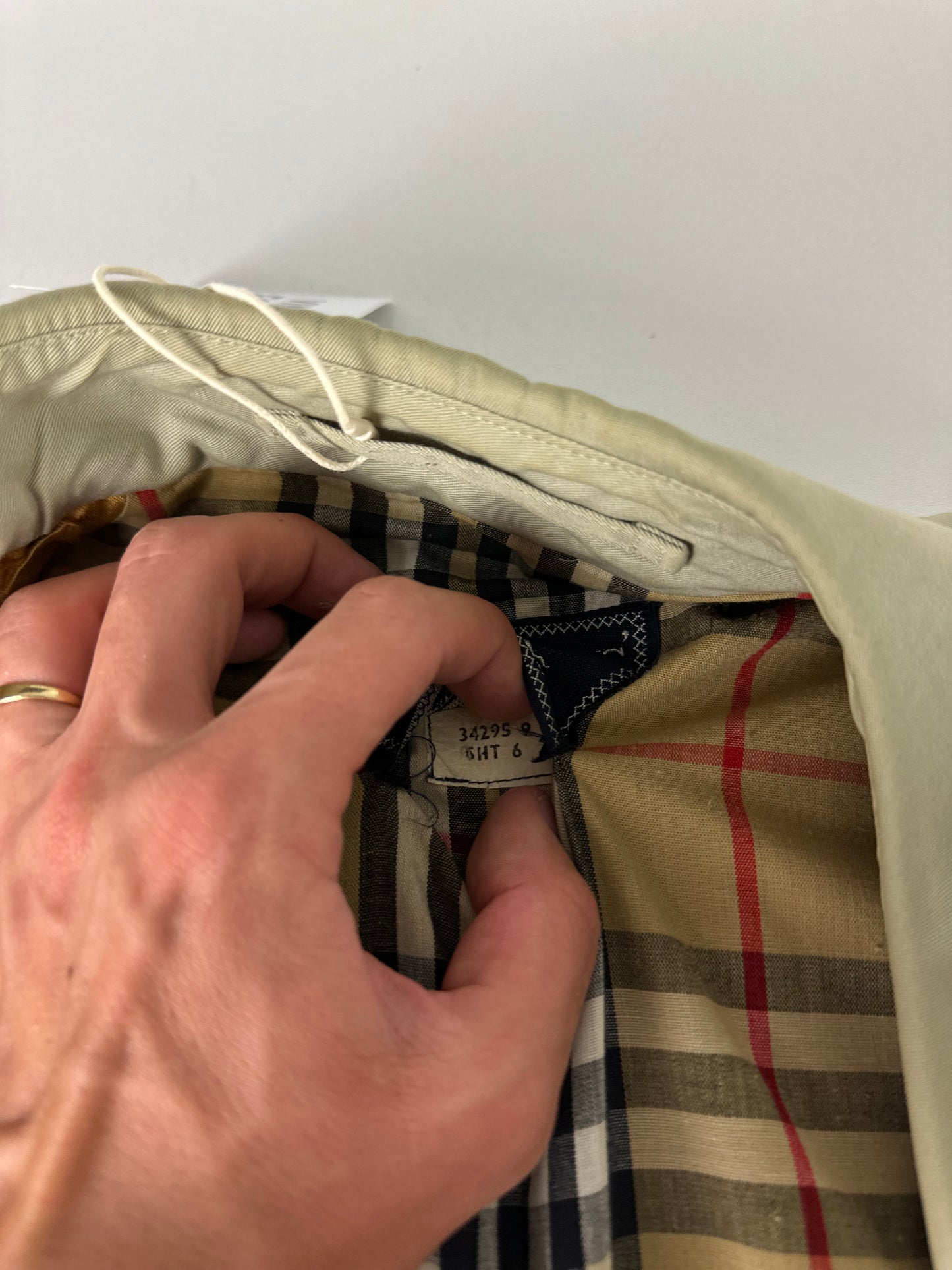 Vintage Burberry Trench Coat Size 6 XXS