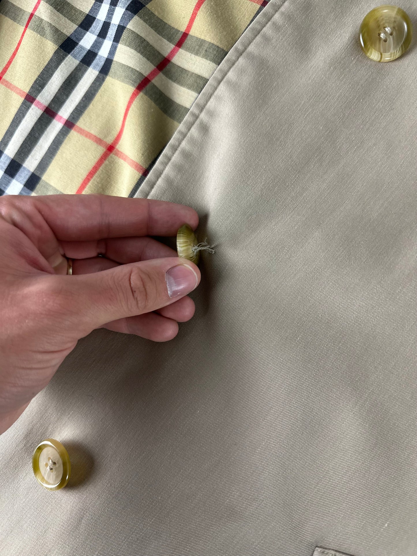 Vintage Burberry Car Coat Size 10 S