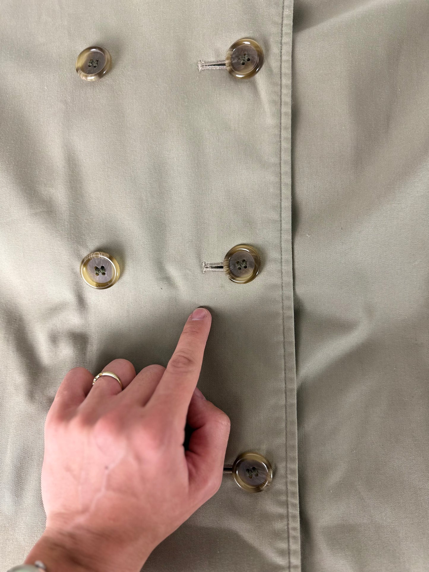 Vintage Burberry Trench Coat Size 14 L