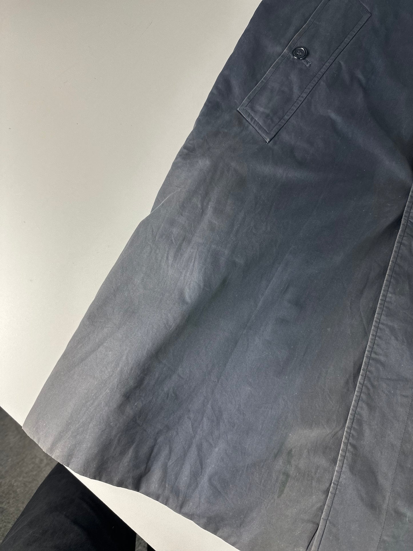 Vintage Burberry Car Coat Size 48 M With Lining