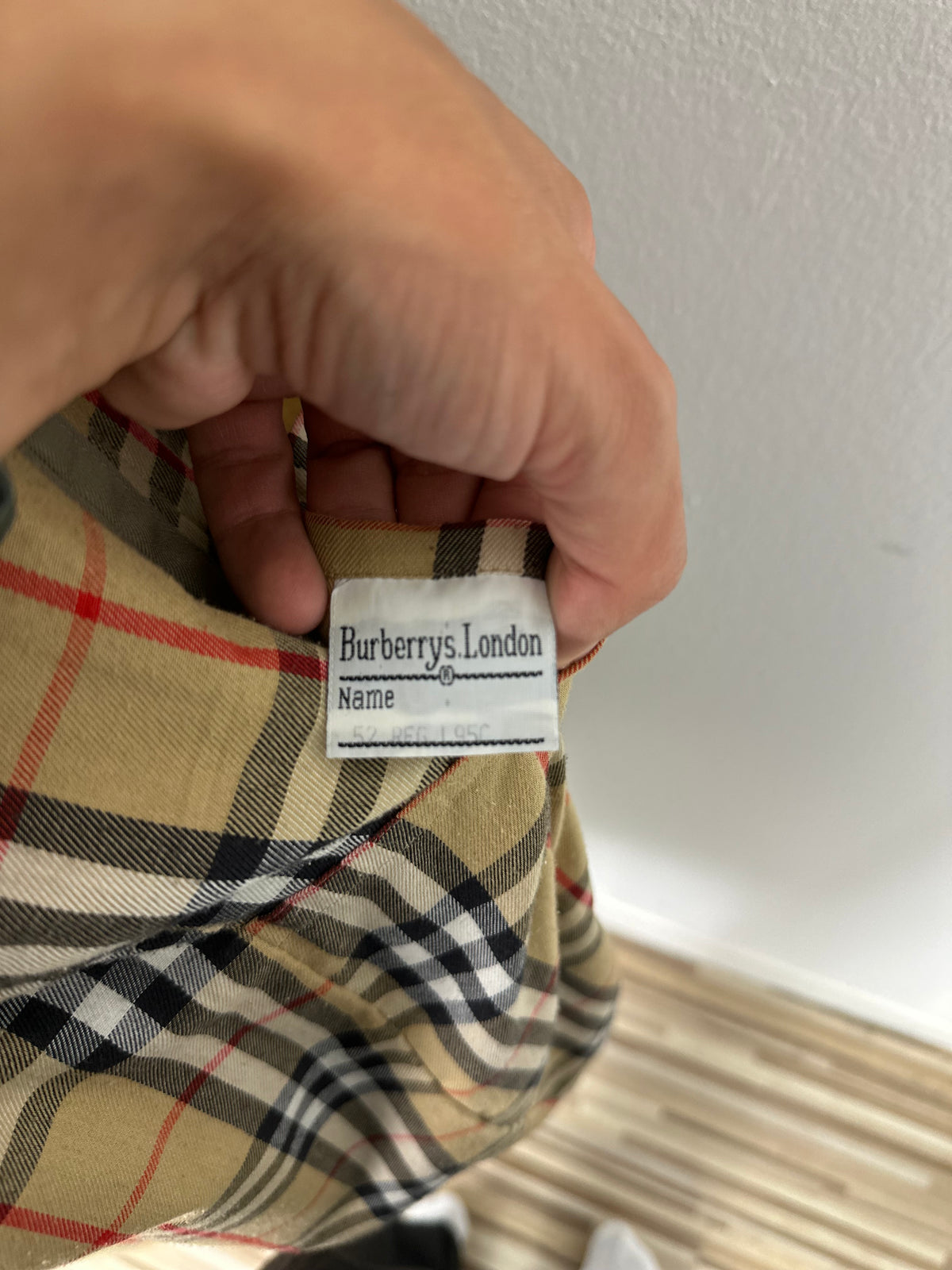 Vintage Burberry Trench Coat Beige Size 56 XL