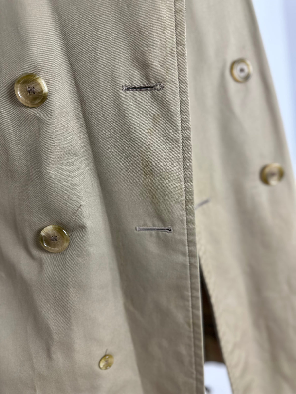 Vintage Burberry Trench Coat Beige Size 50 L
