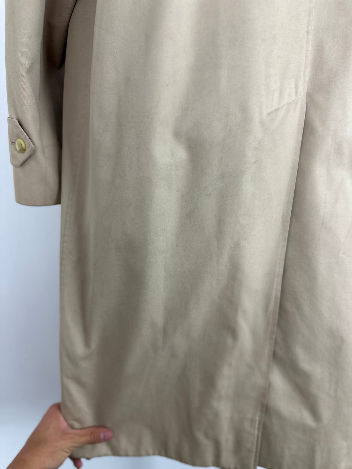 Vintage Burberry Car Coat Beige Size 48 M