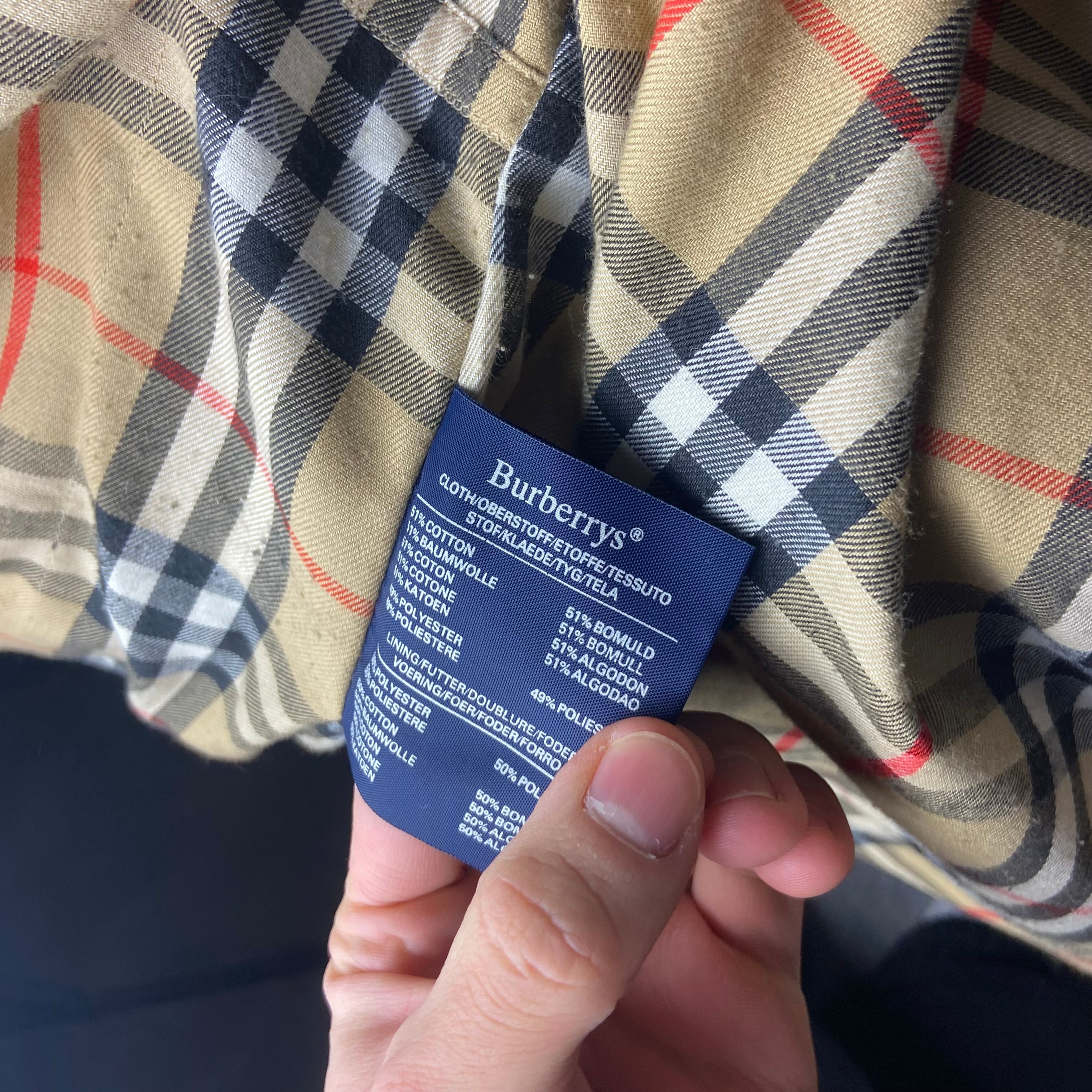 Burberry Trenchcoat Size 54/XL