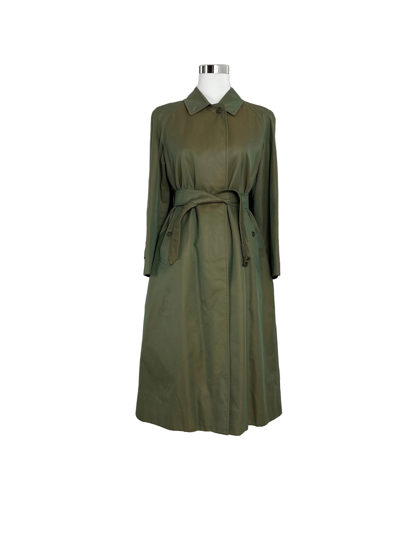 Vintage Burberry Trench Coat Size 10 S