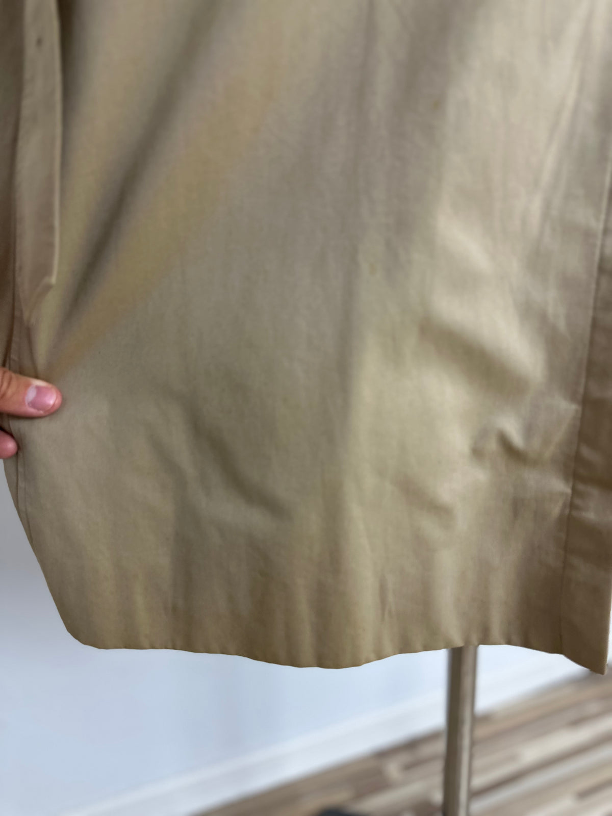 Vintage Burberry Trench Coat Beige Size 12 M