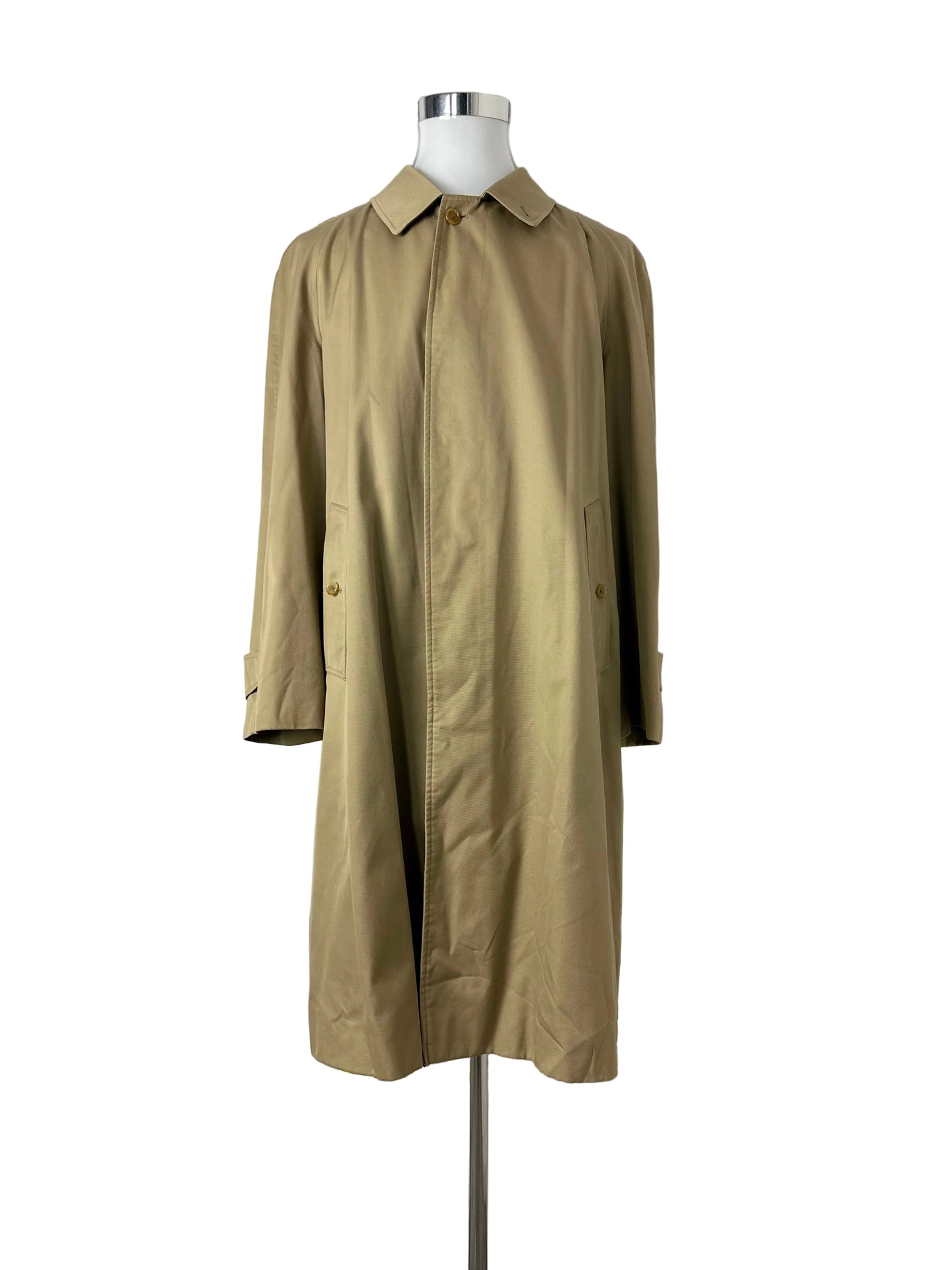 Vintage Burberry Car Coat Beige Size 54 XL