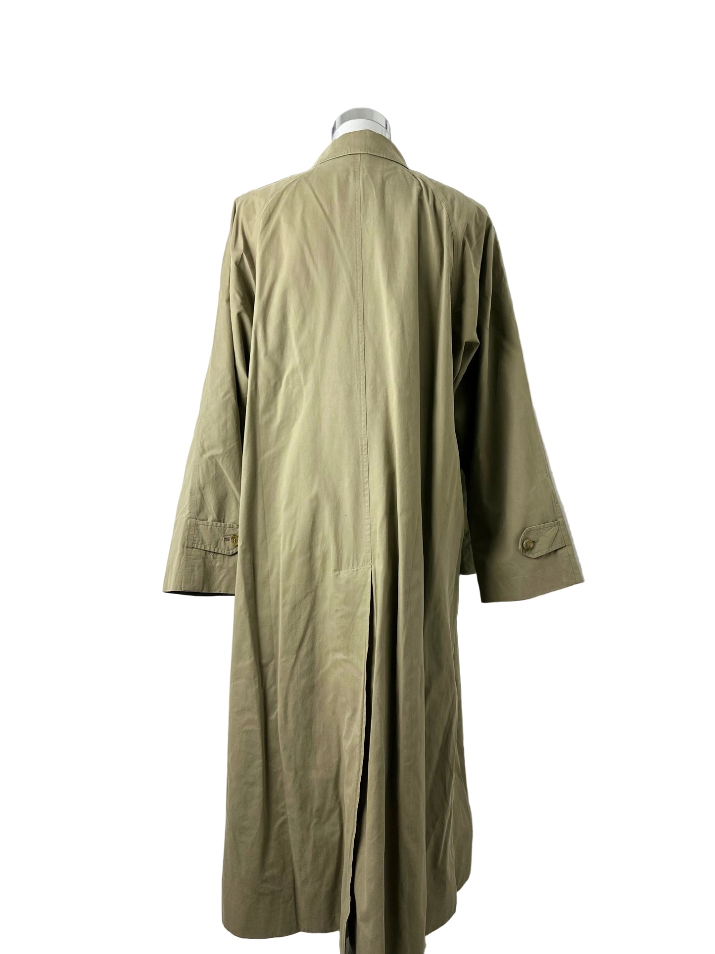 Vintage Burberry Car Coat Beige Size 16 XL