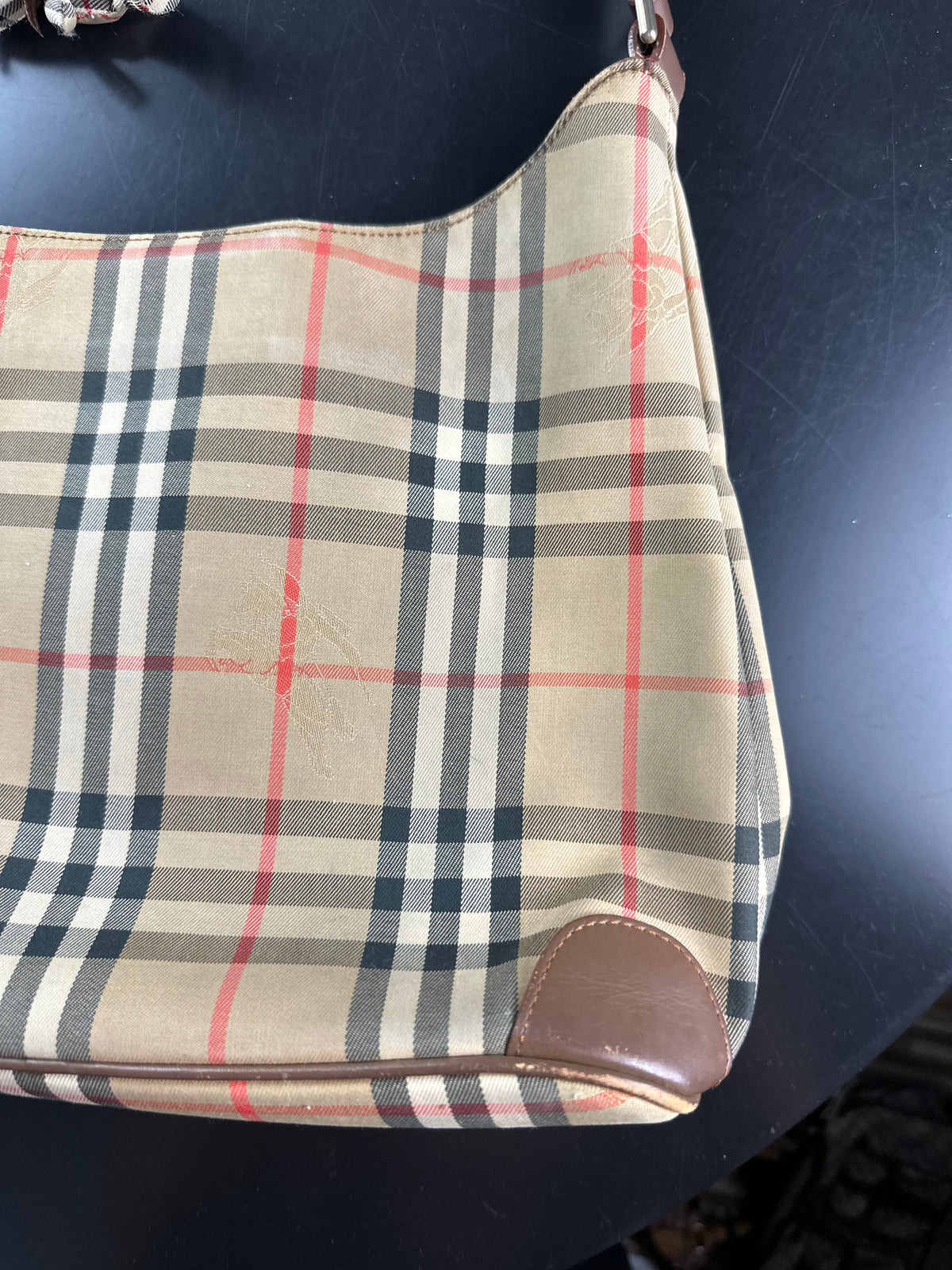Vintage Burberry Canterbury Haymarket Nova Check Shoulder Bag