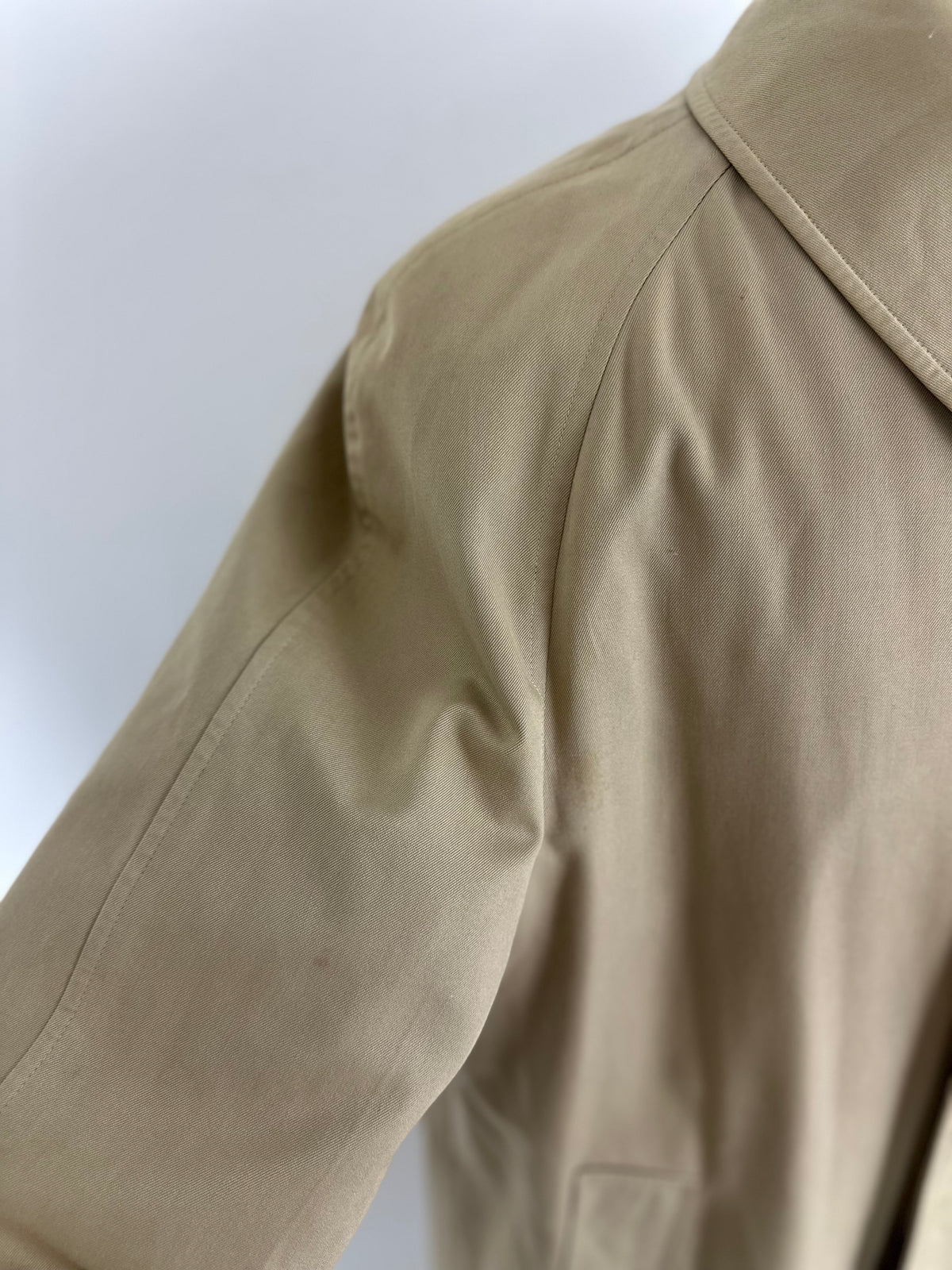 Vintage Burberry Car Coat Beige Size 54 XL