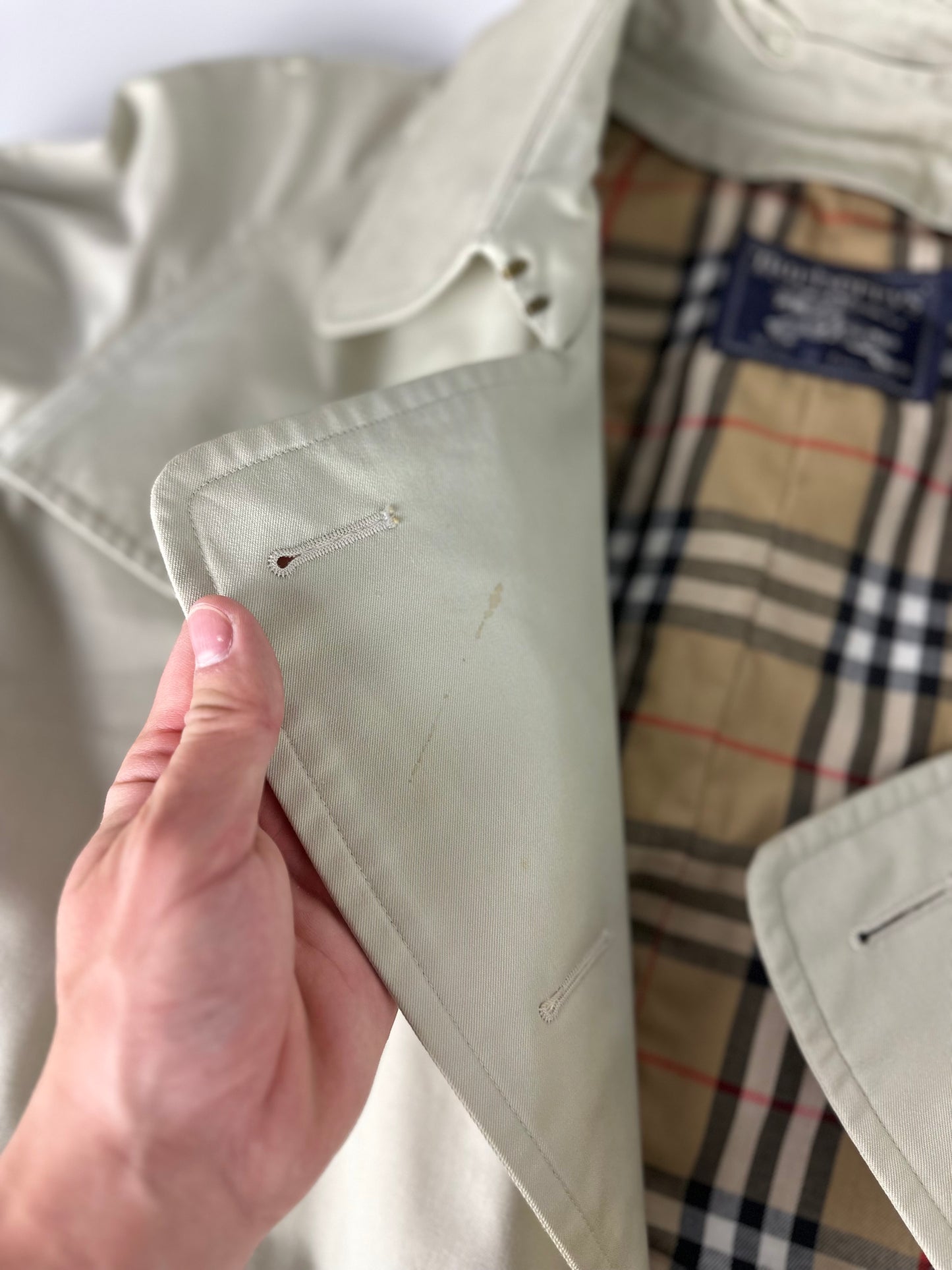 Vintage Burberry Trench Coat Size 48 M